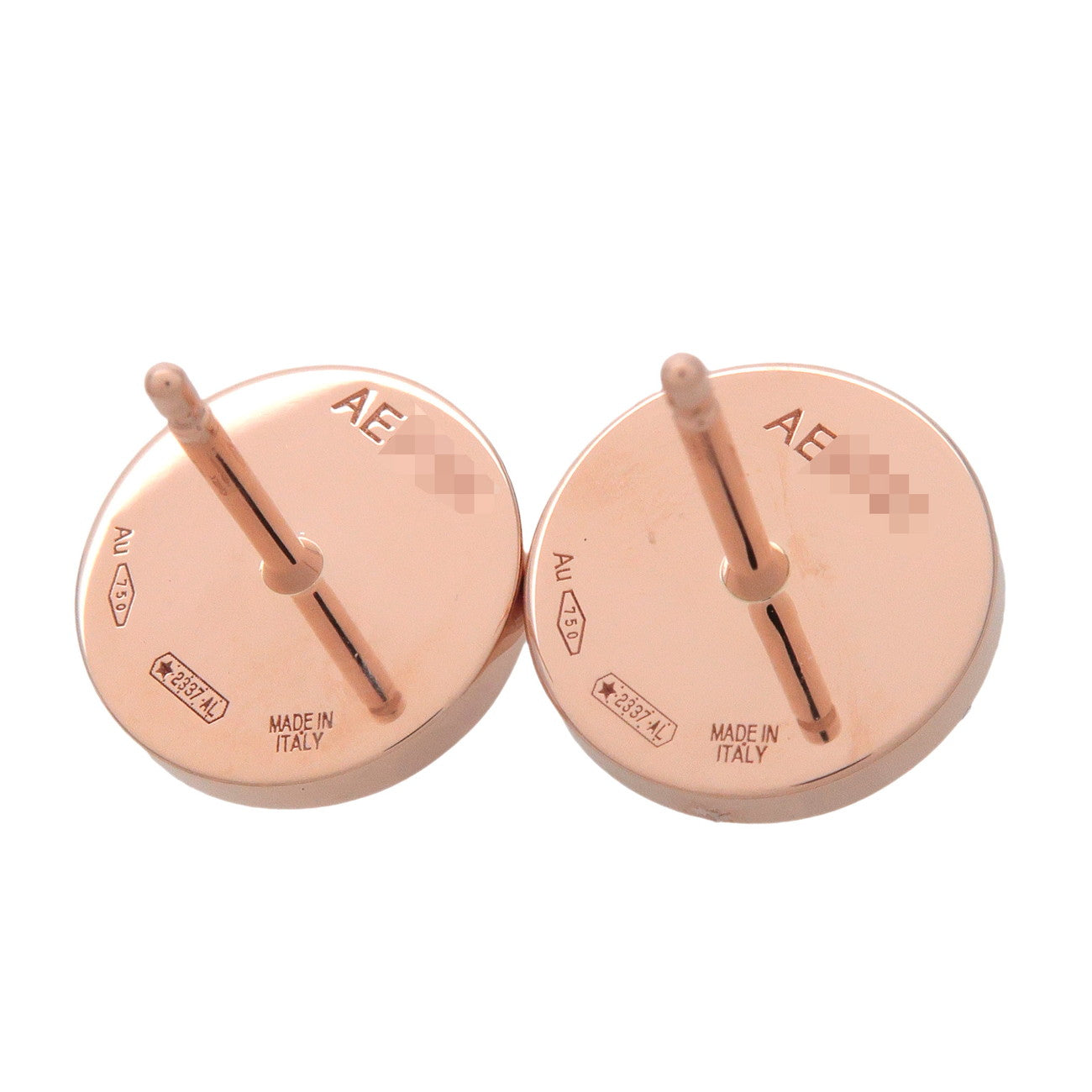 BVLGARI BVLGARI Onyx Earrings K18 750PG Rose Gold 354730