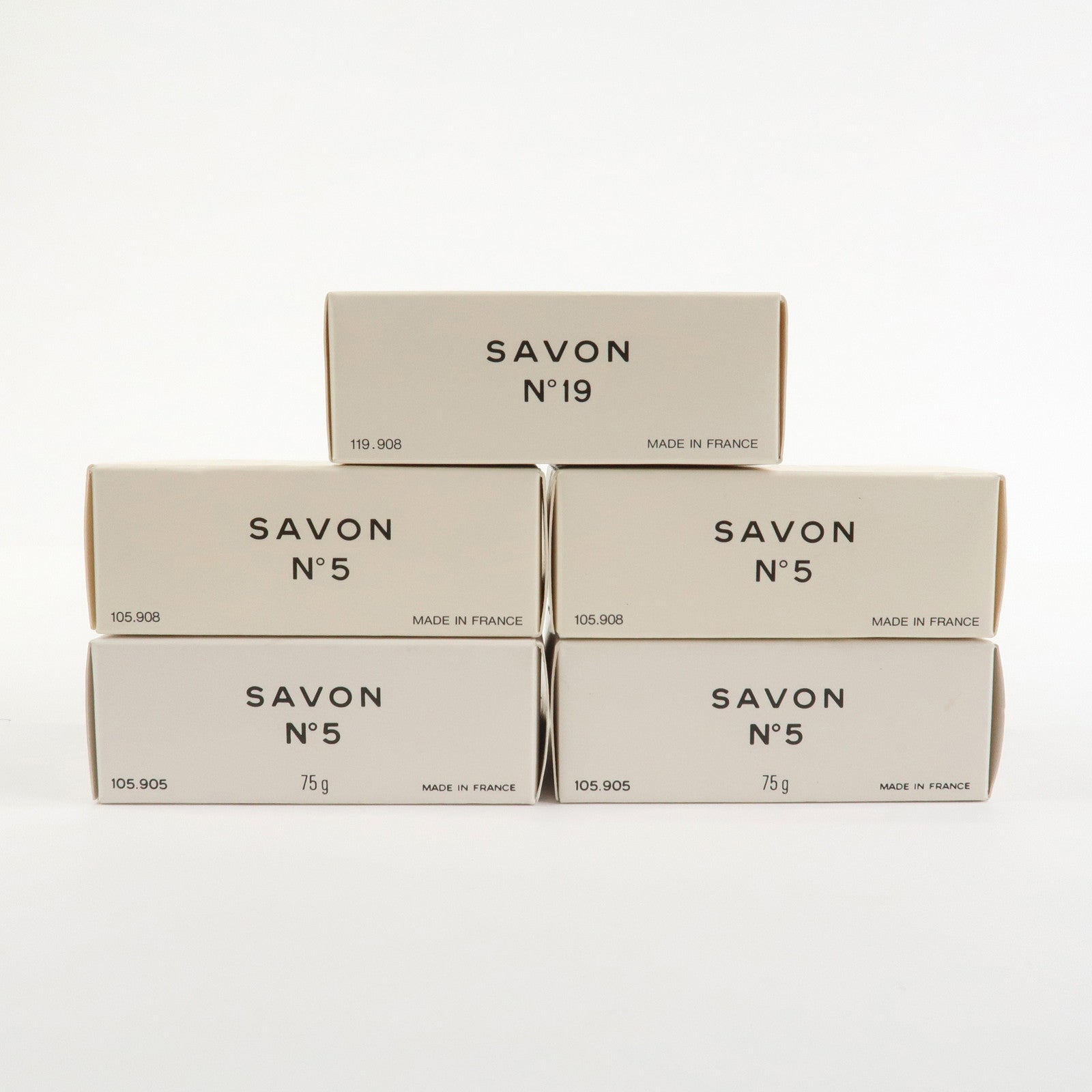 CHANEL Set of 5 Savon No5 Bar Soap
