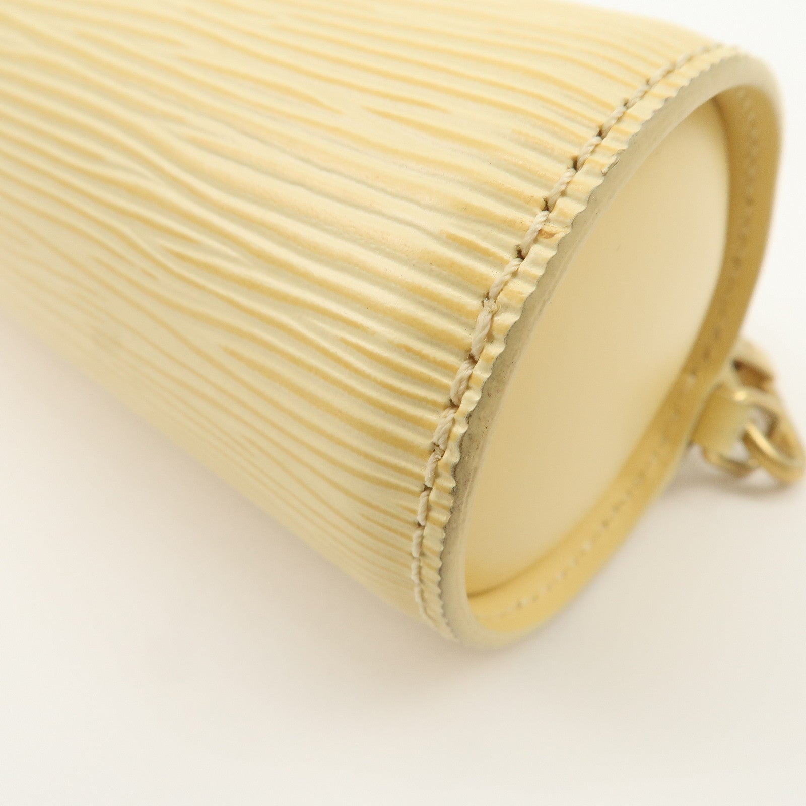 Louis Vuitton Epi Set of 2 Mini Pouch For Soufflo Bag Ivory Blue Used