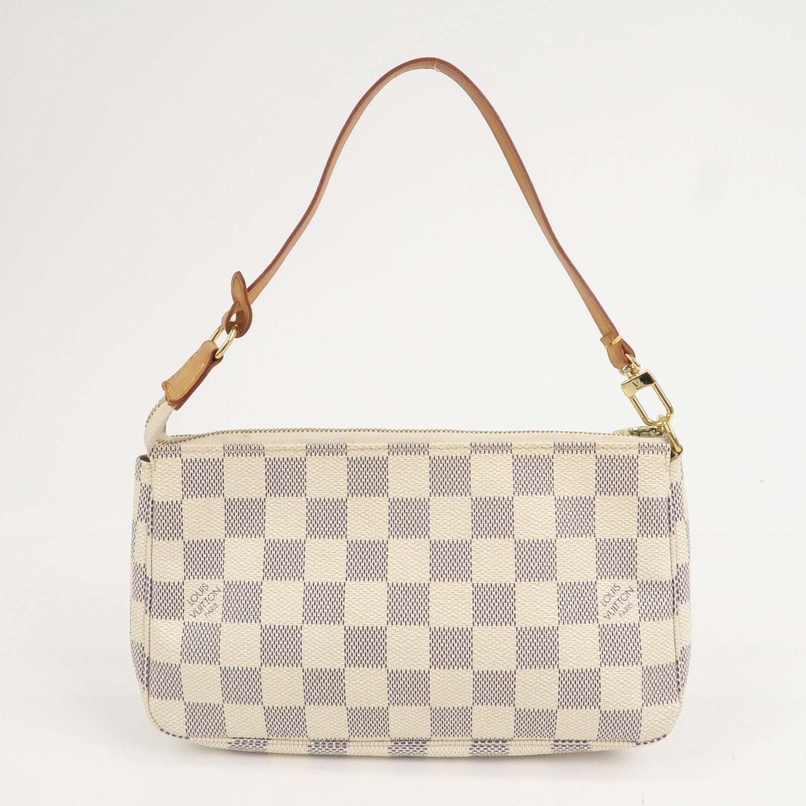Louis Vuitton Damier Azur Pochette Accessoires Hand Bag N41207