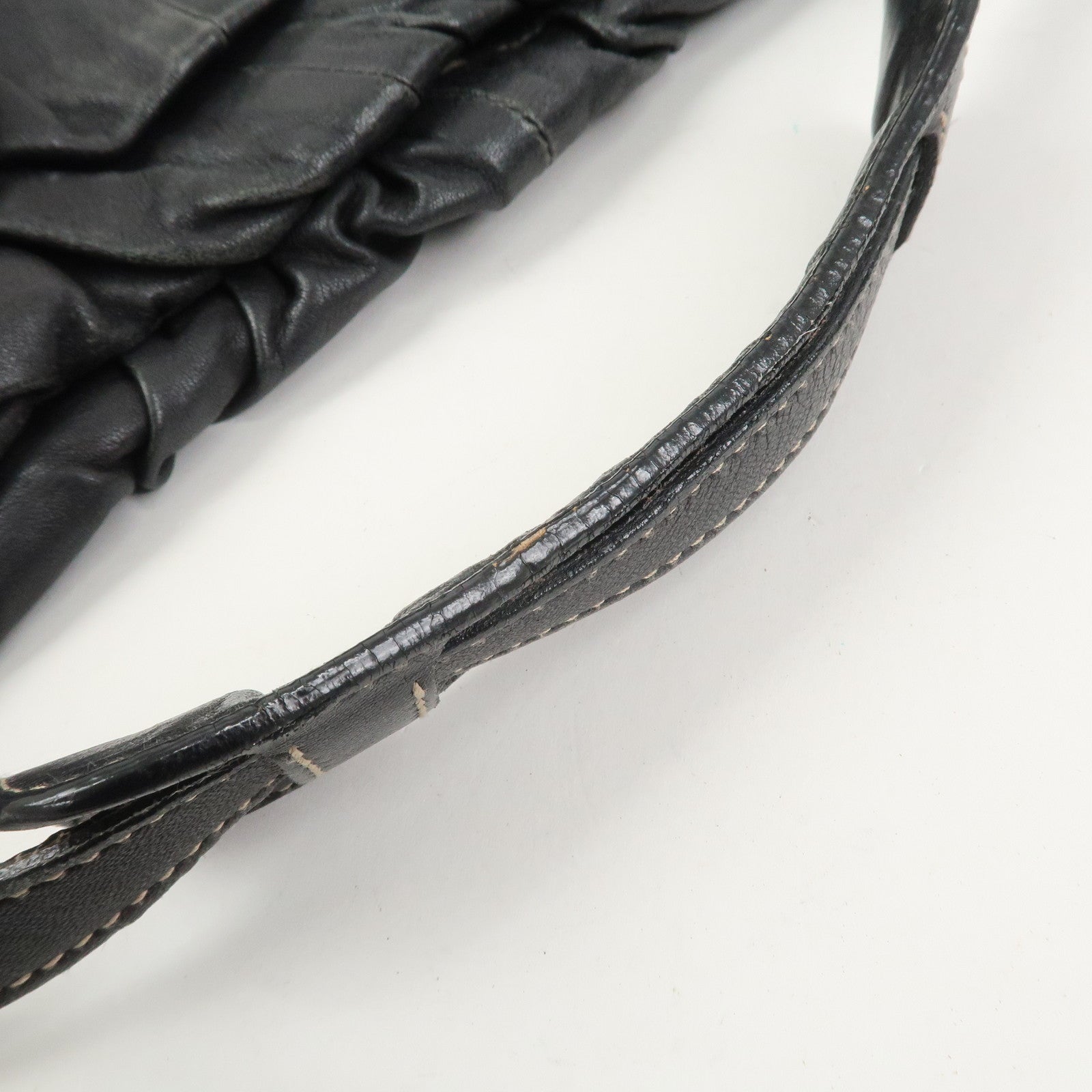 Dolce&Gabbana Leather 2Way Bag Shoulder Crossbody Bag Black