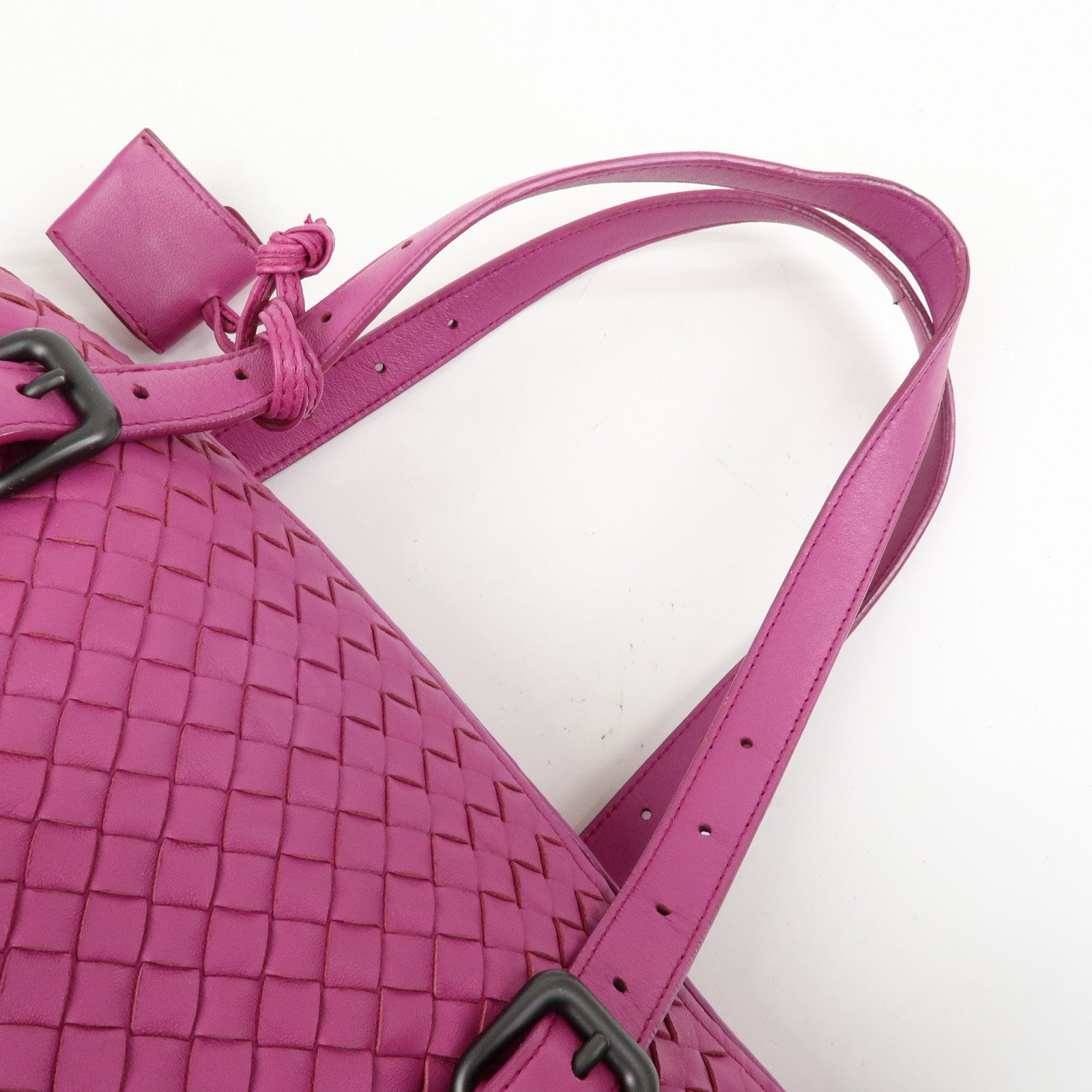 BOTTEGA VENETA Intrecciato Nappa Leather Boston Bag Pink 272801