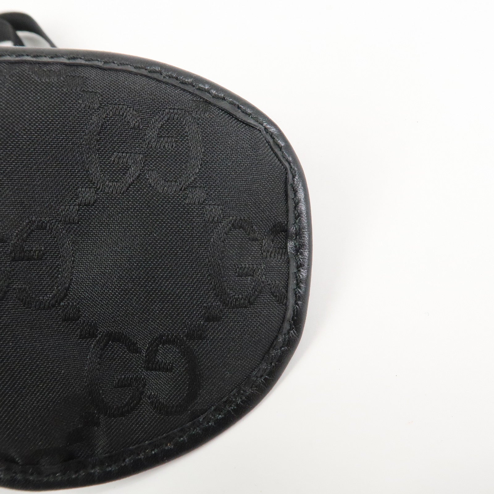 GUCCI GG Nylon Eye Mask Black 039.1034