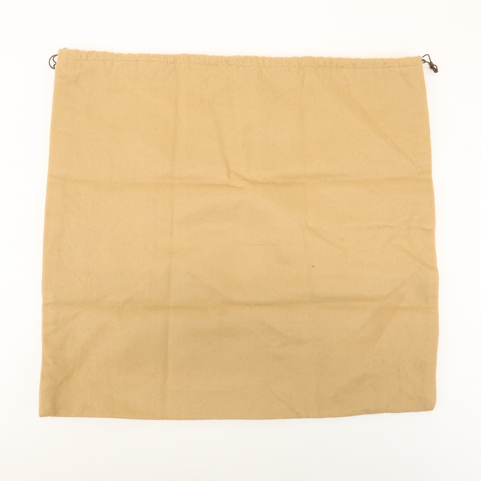 HERMES Set of 8 Drawstring Style Dust Bag Storage Bag Beige Brown