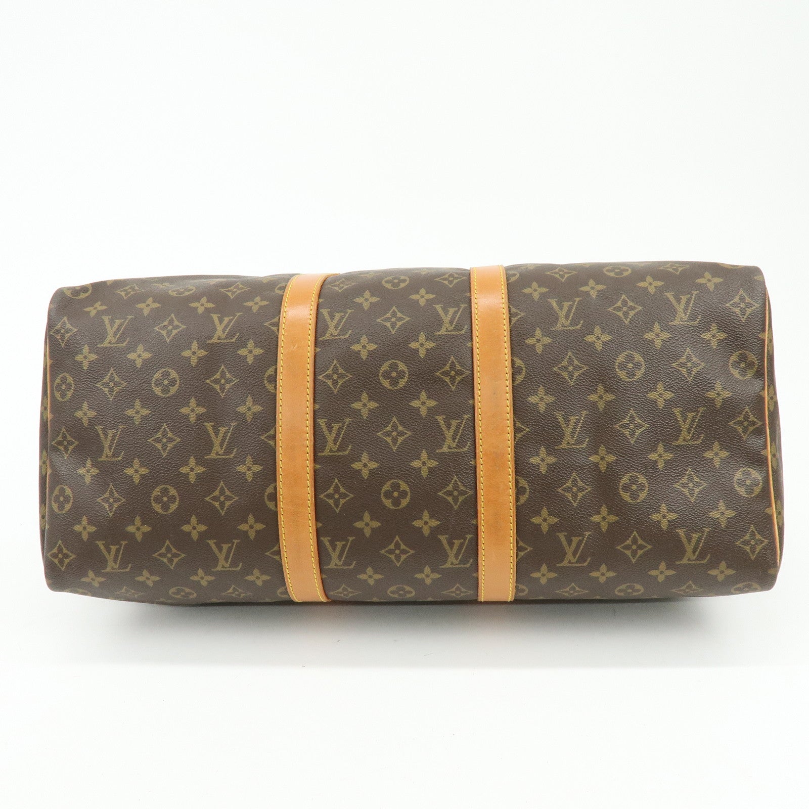 Louis Vuitton Monogram Keep All 50 Boston Bag Brown M41426
