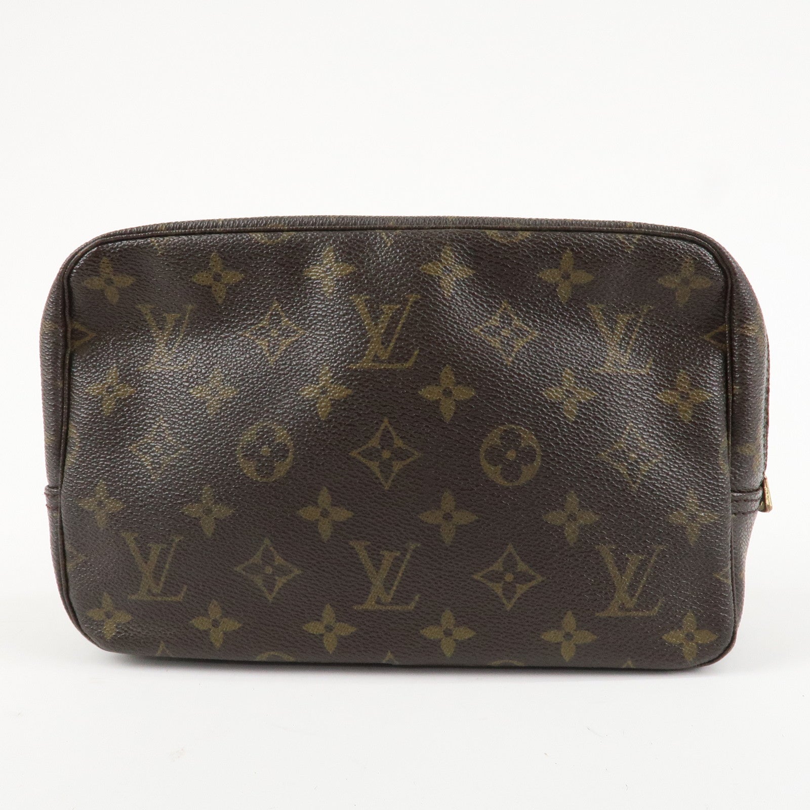 Louis Vuitton Monogram Trousse Toilette 23 Pouch Brown M47524 Used