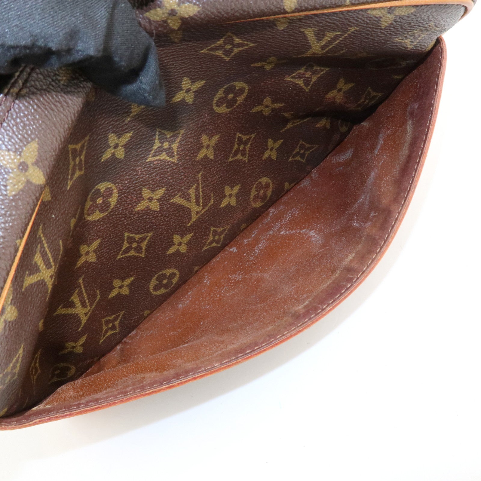 Louis Vuitton Monogram Compiegne 28 Pouch Clutch Bag Brown M51845 Used