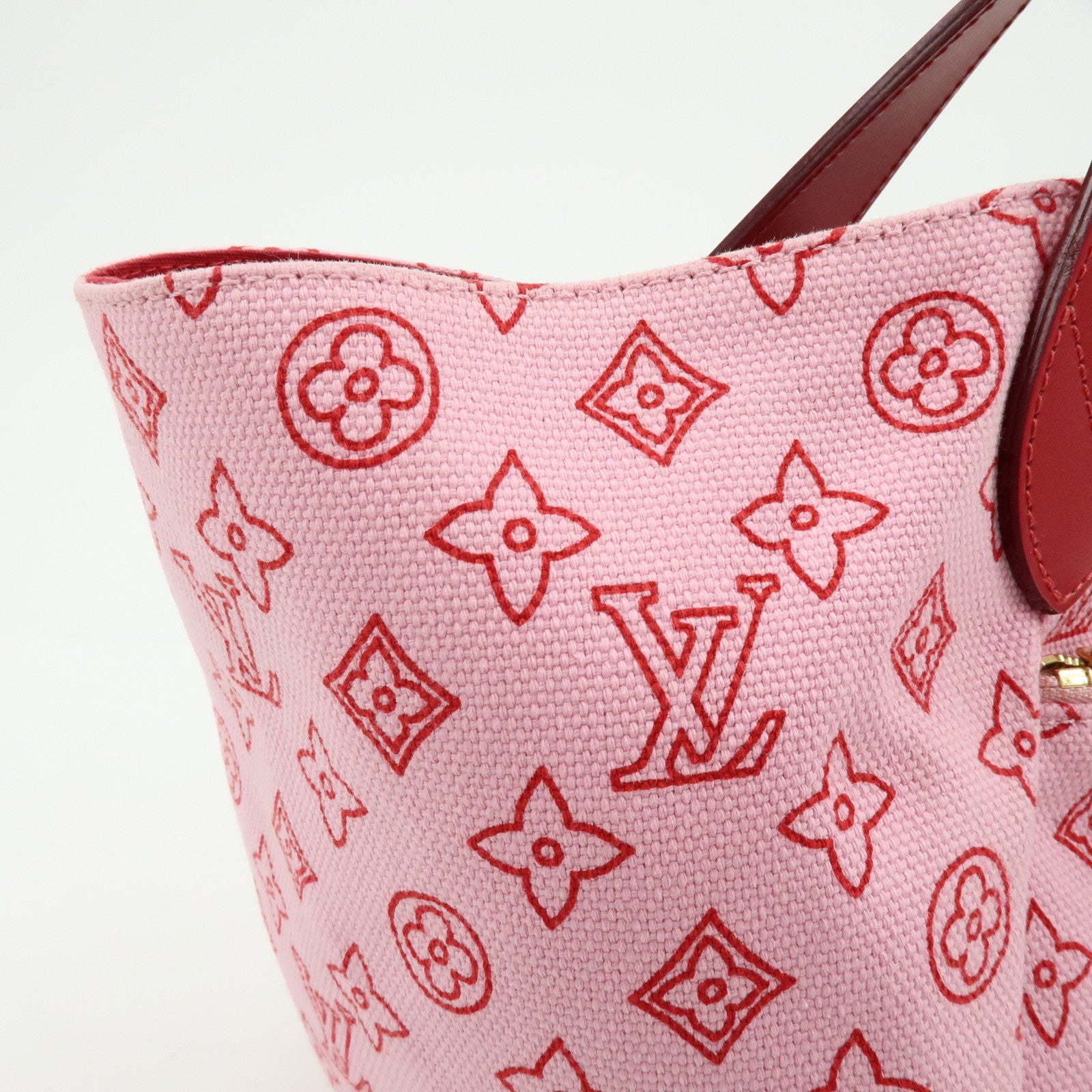 Louis Vuitton Beach Line Cabas Ipanema PM Tote Bag Rose M95984