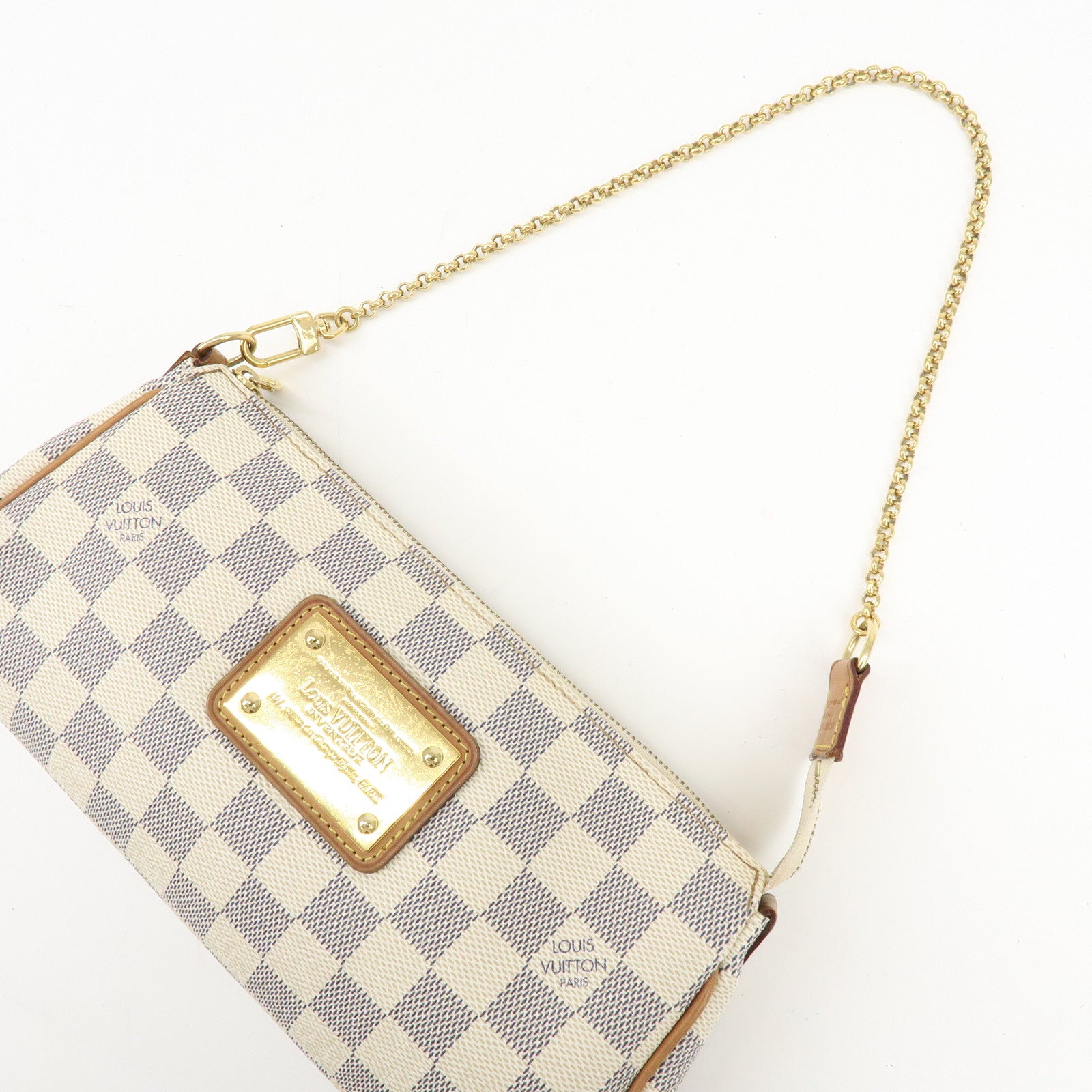 Louis Vuitton Damier Azur Eva 2Way Bag Hand Bag Shoulder Bag N55214