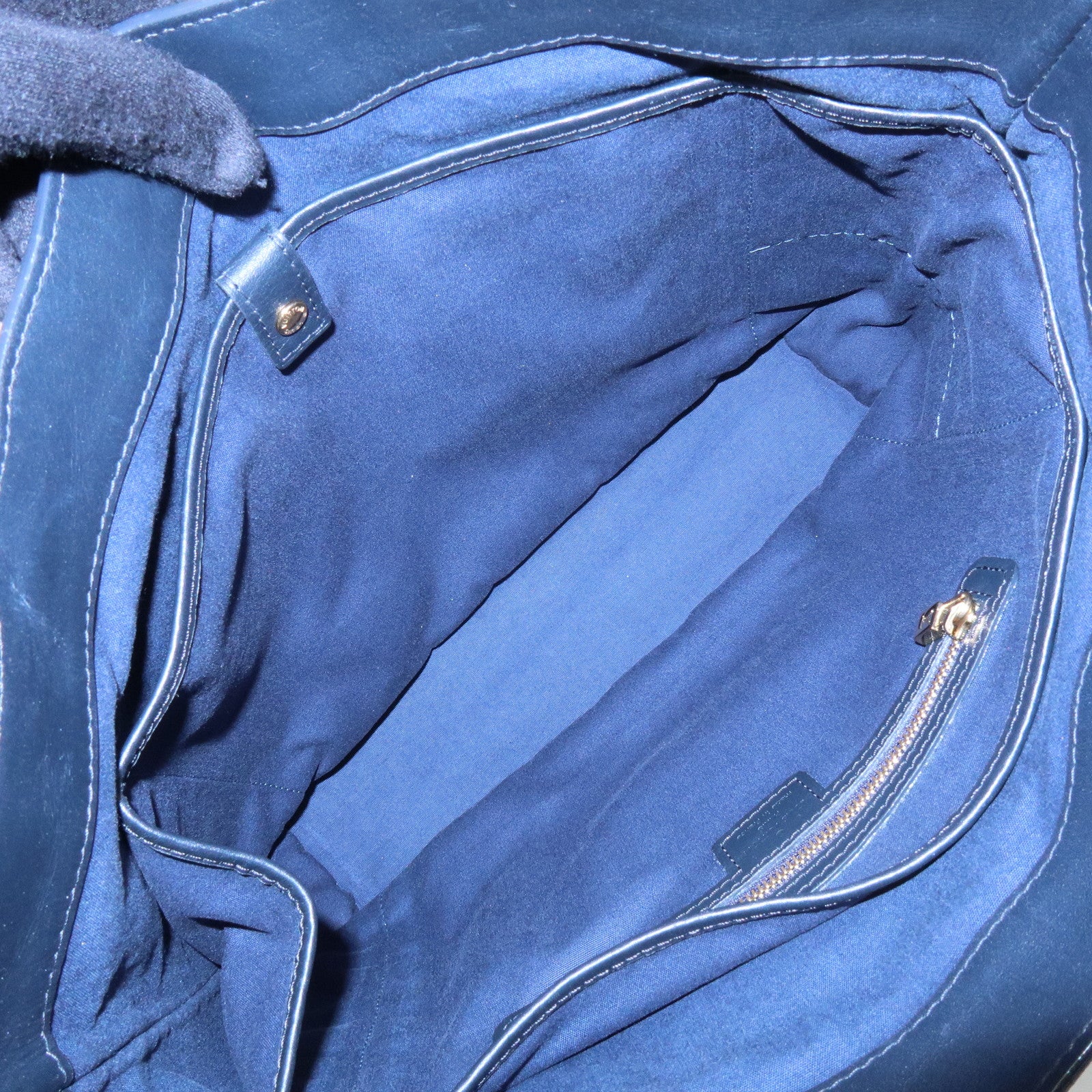 Louis Vuitton Monogram Mini Canvas Lucille GM Tote Bag Blue M92679
