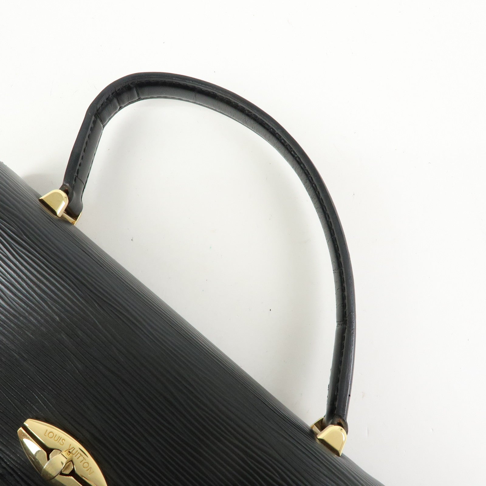 Louis Vuitton Epi Leather Malesherbes Hand Bag Noir Black M52372