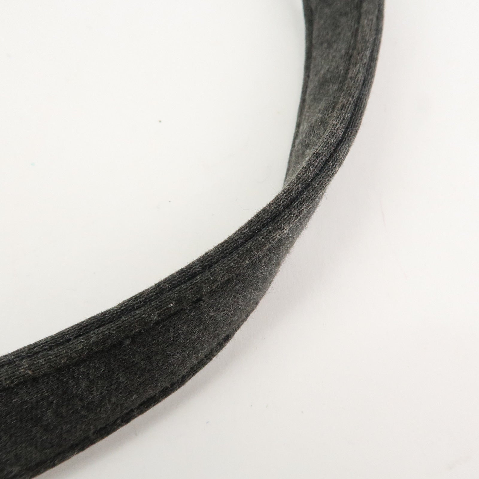 FENDI Mamma Baguette Cotton Shoulder Bag Hand Bag Gray 26325