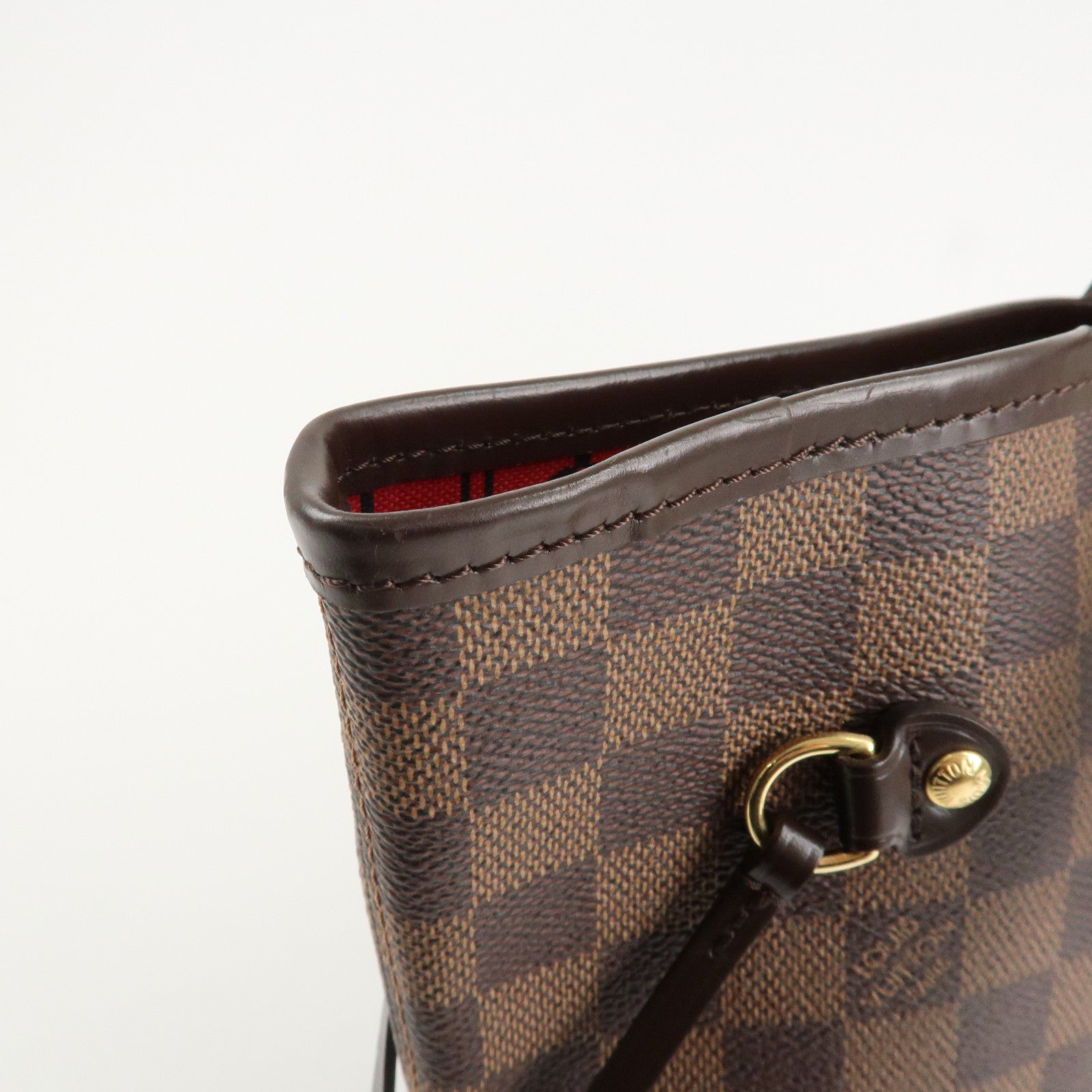 Louis Vuitton Damier Ebene Neverfull MM Tote Bag N51105 Used