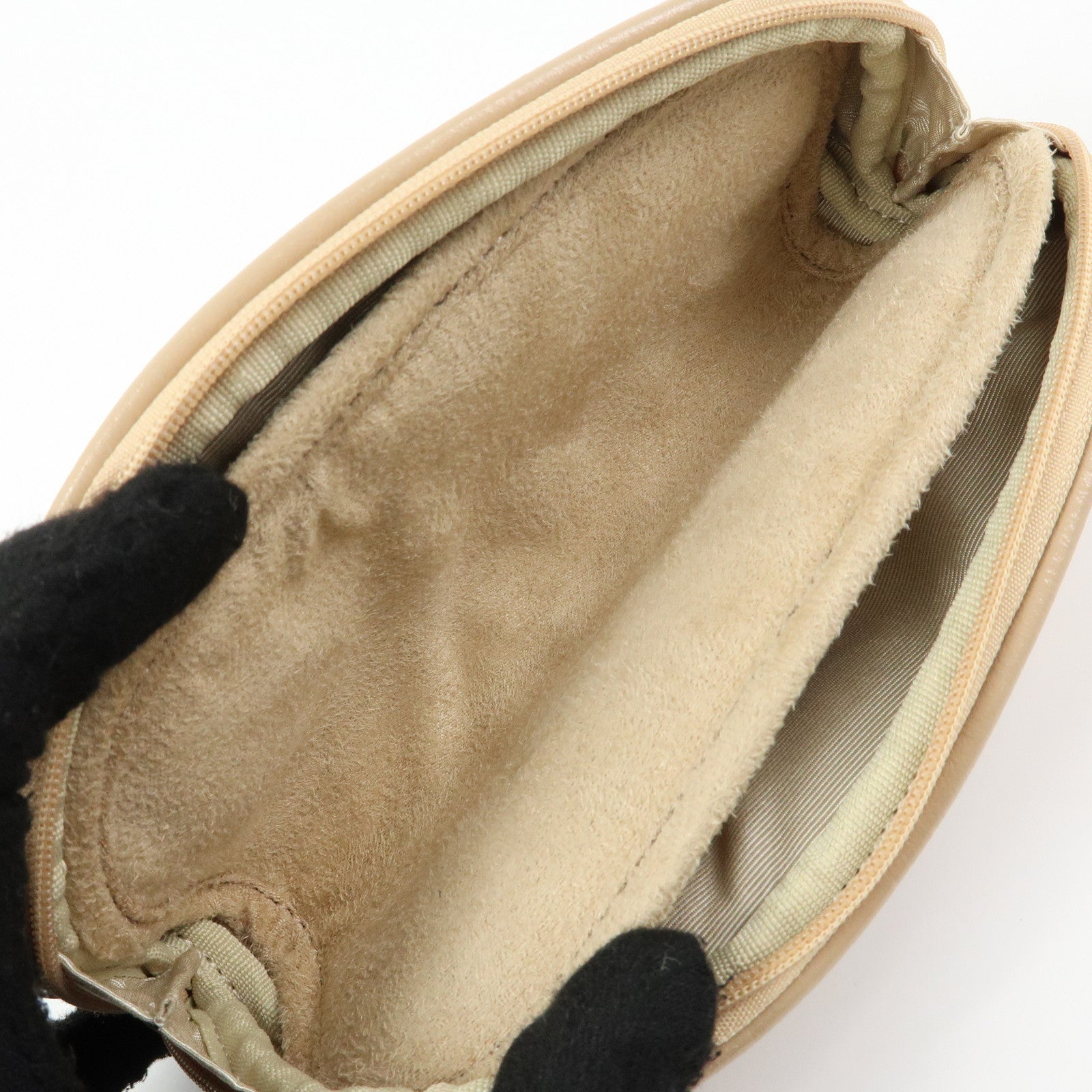 CELINE Macadam Set of 2 Sunglasses Case Handkerchief Beige Blue