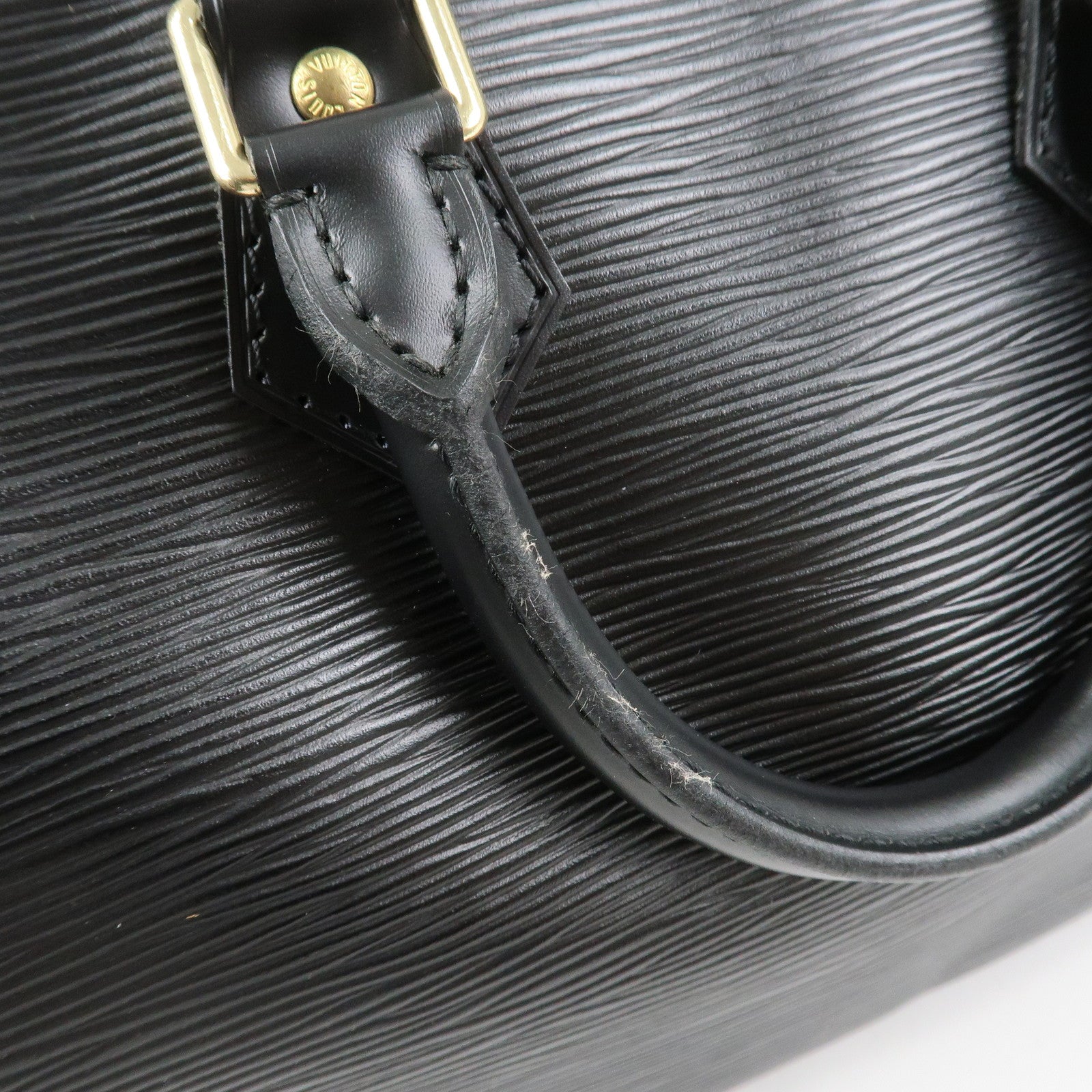 Louis Vuitton Epi Leather Speedy 25 Hand Bag Boston Bag Noir M59032