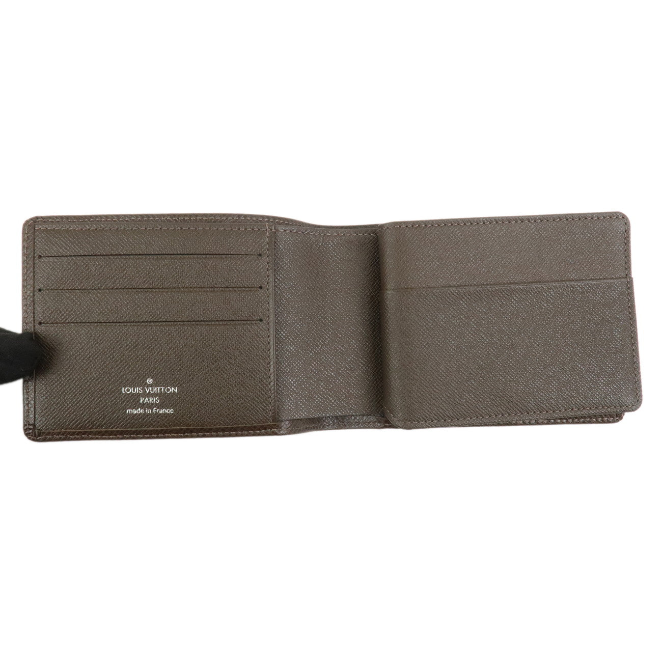 Louis Vuitton Taiga Porte Billets 3 Vole Wallet Grizzly M30428