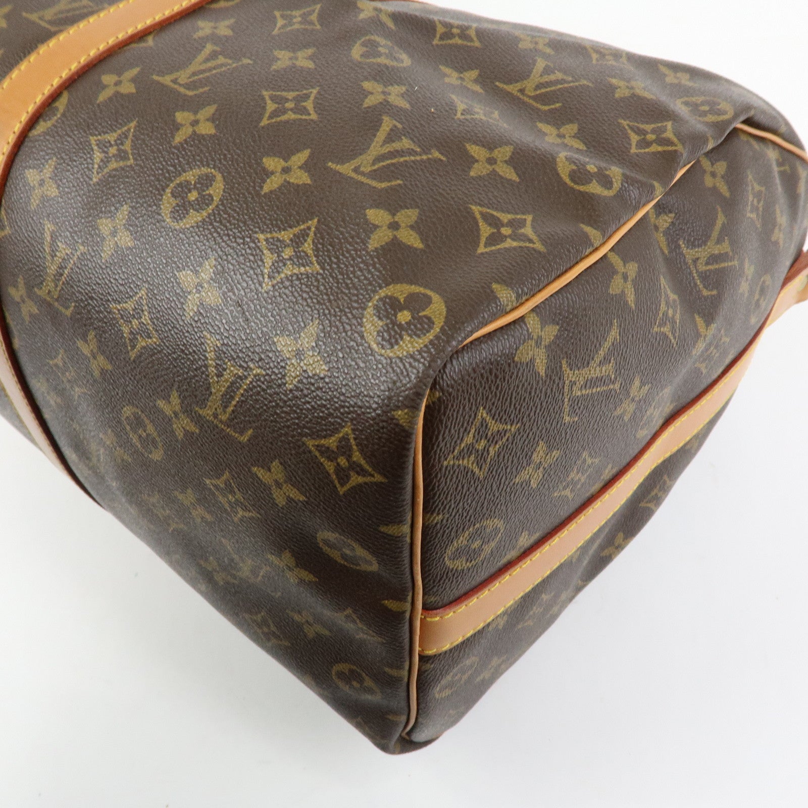 Louis Vuitton Monogram Keep All Bandouliere 50 Boston Bag M41416