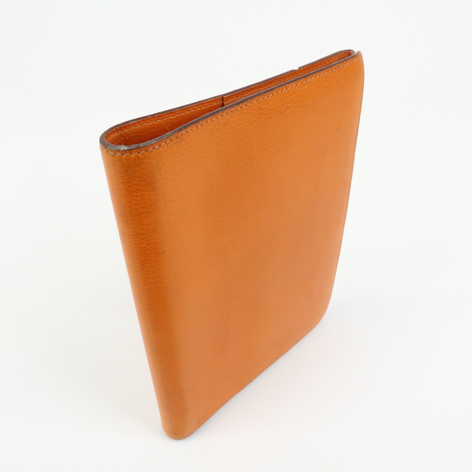 HERMES Togo Leather Agenda Cover Planner Cover □I Stamped Orange