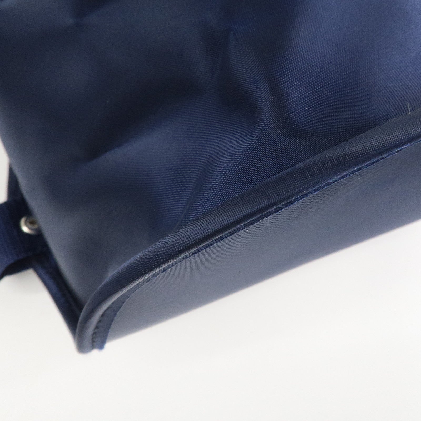 HERMES Nylon Sherpa Journey In The Land Of Stars 1999 Backpack Navy