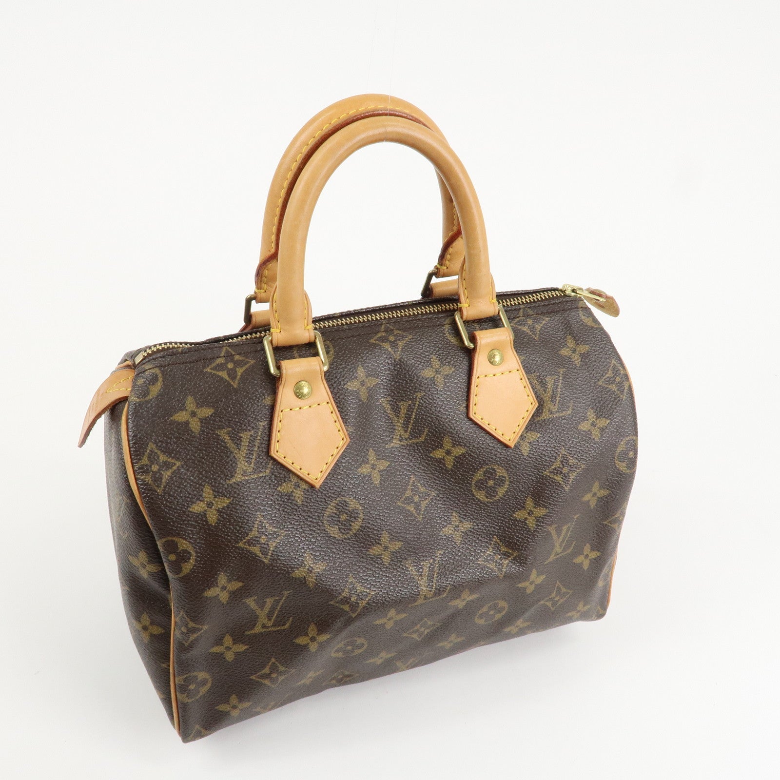 Louis Vuitton Monogram Speedy 25 Hand Bag Boston Bag M41528 Used