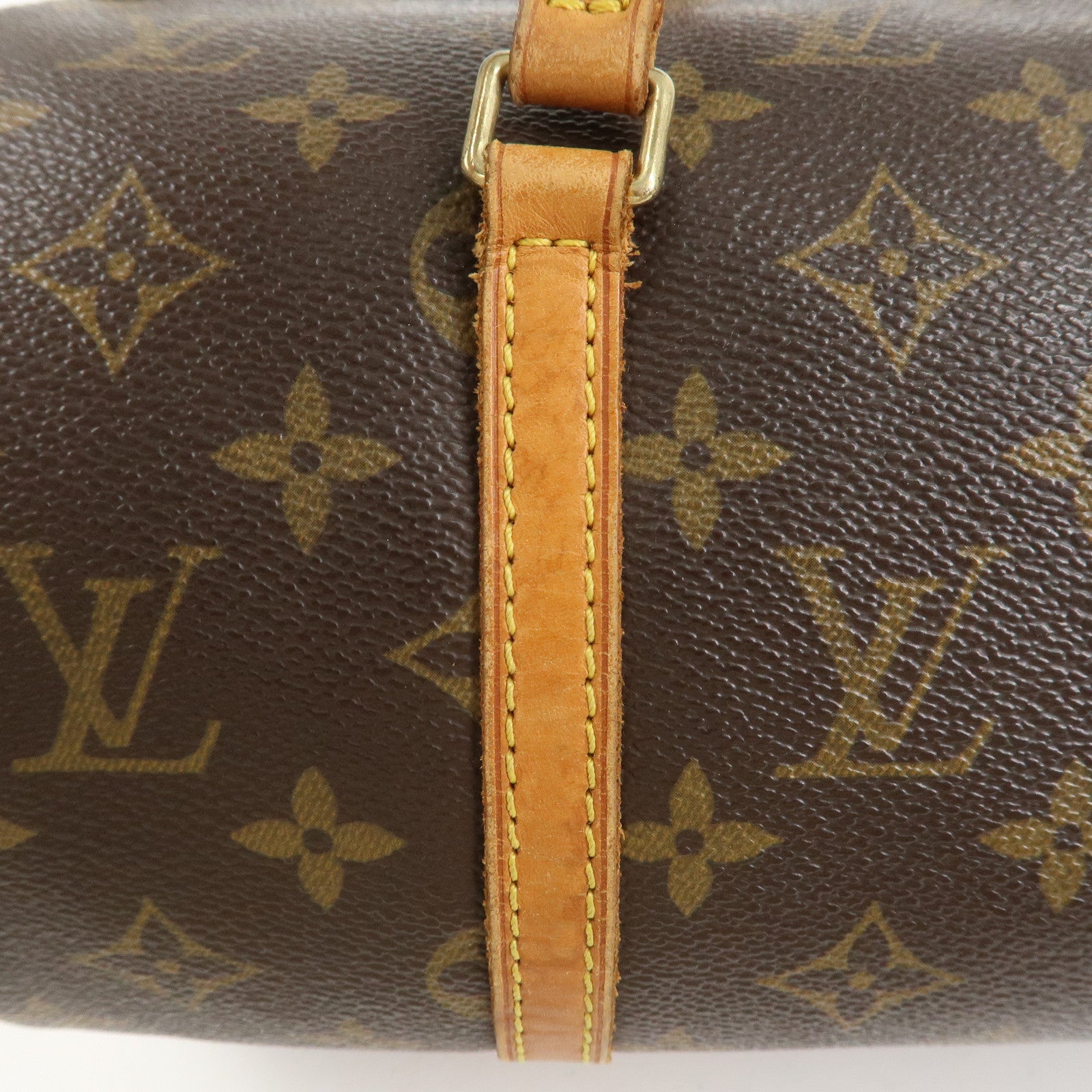 Louis Vuitton Monogram Papillon 30 Hand Bag Brown M51385
