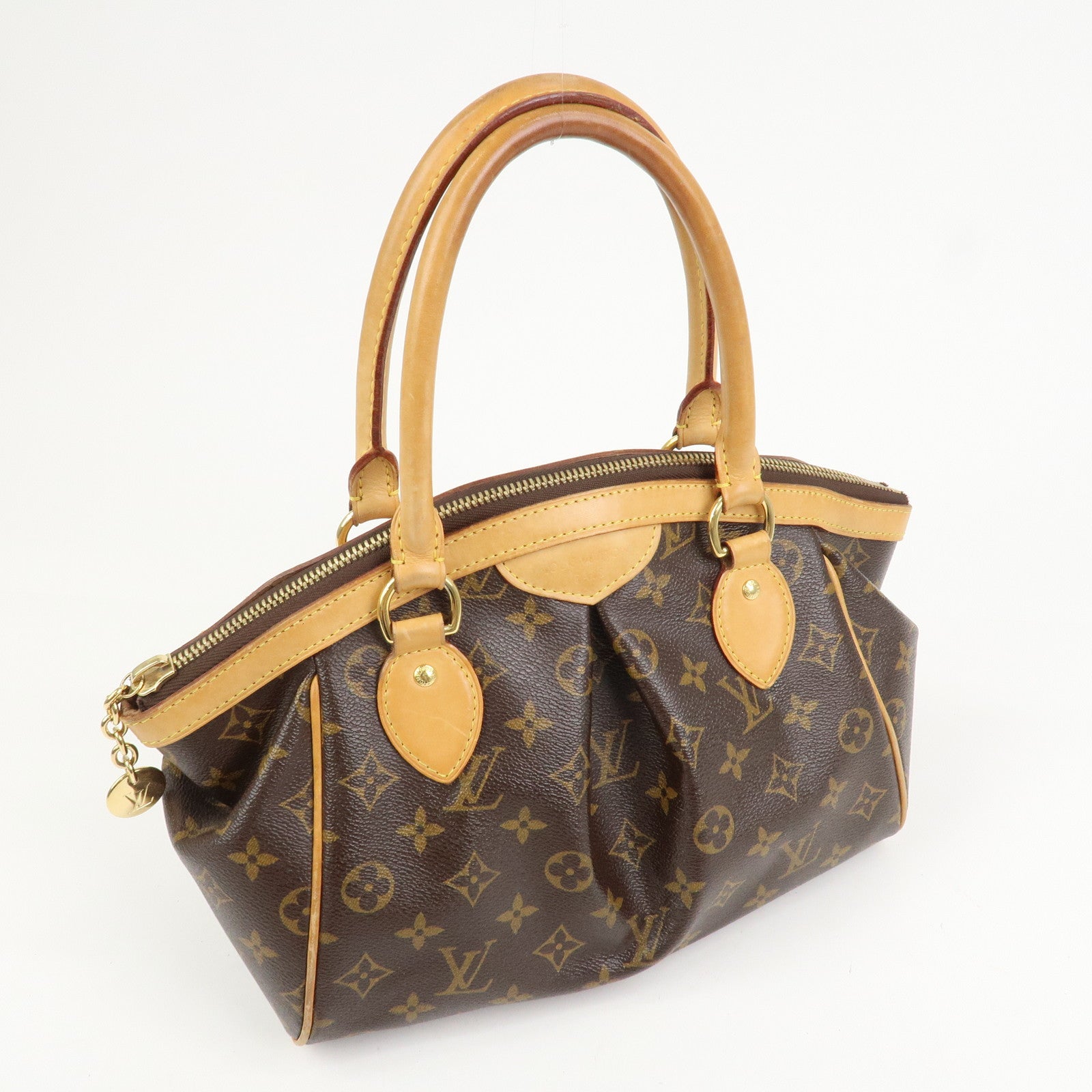 Louis Vuitton Monogram Tivoli PM Hand Bag Shoulder Bag Brown M40143