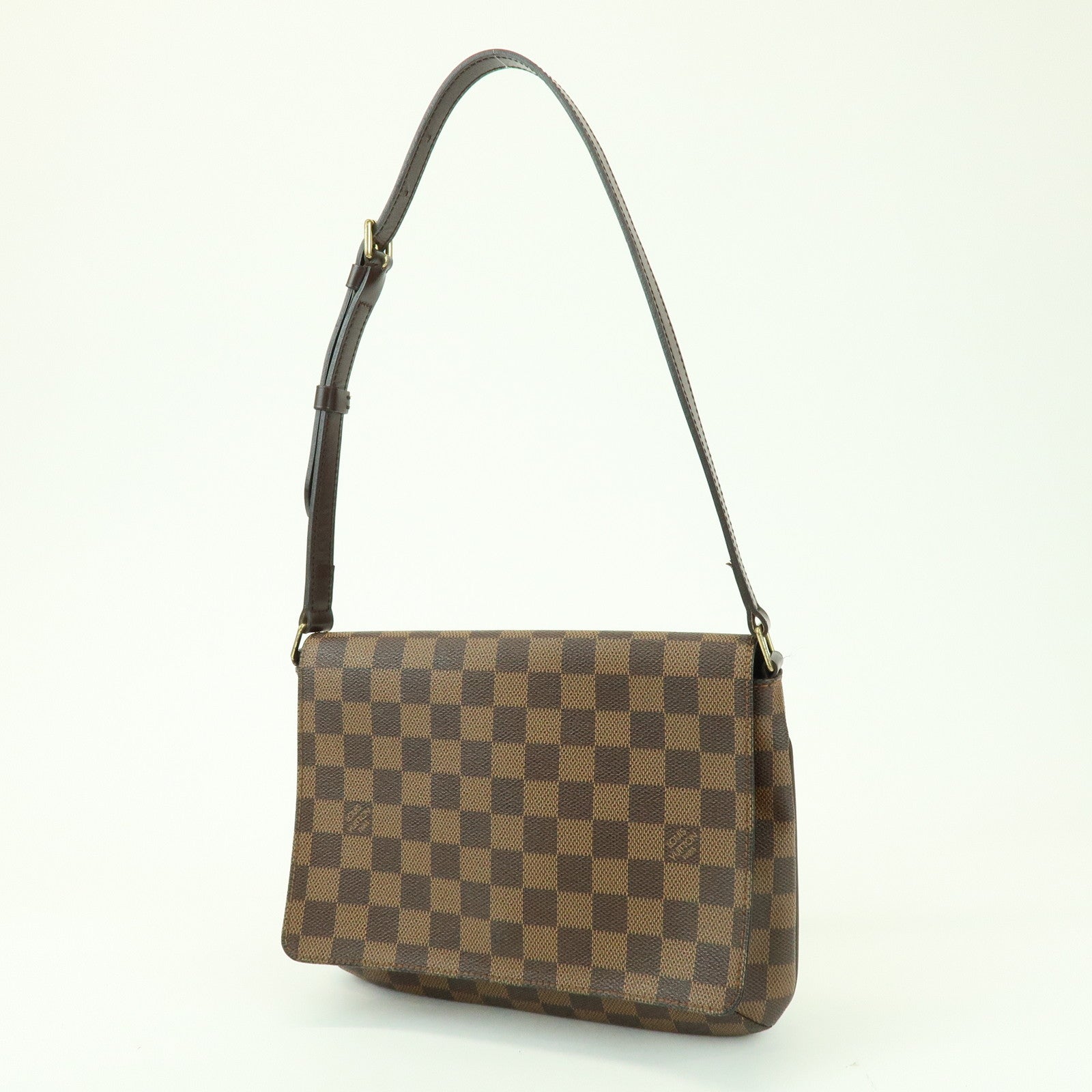 Louis Vuitton Damier Musette Tango Shoulder Bag Damier Ebene N51301