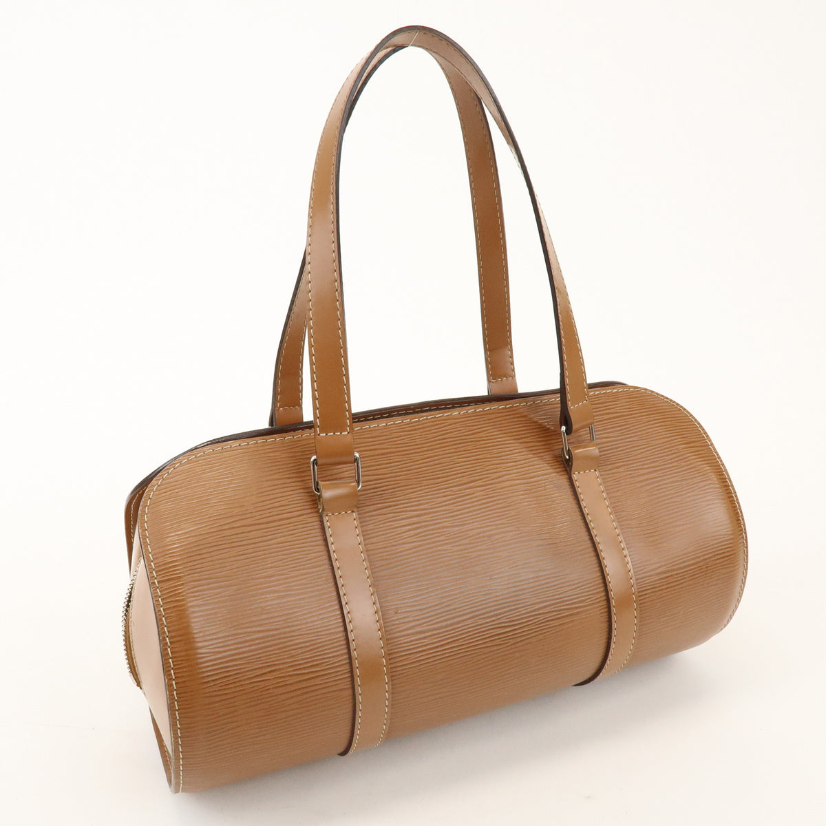 Louis Vuitton Epi Soufflot Leather Shoulder Hand Bag Canelle M52861