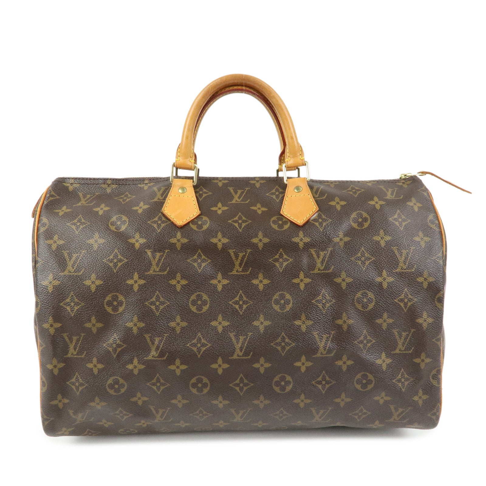 Louis Vuitton Monogram Speedy 40 Hand Bag Boston Bag Brown M41522