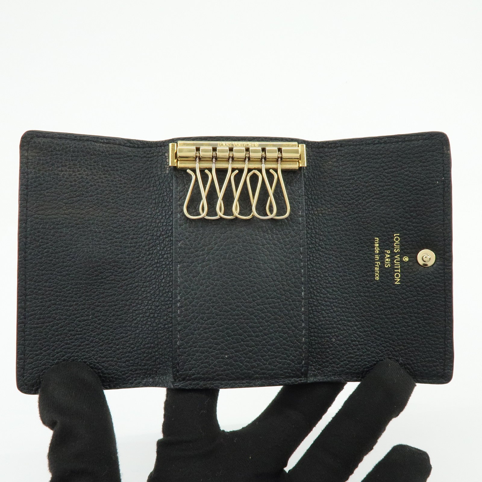 Louis Vuitton Monogram Empreinte Multicles 6 Key Case Noir M64421