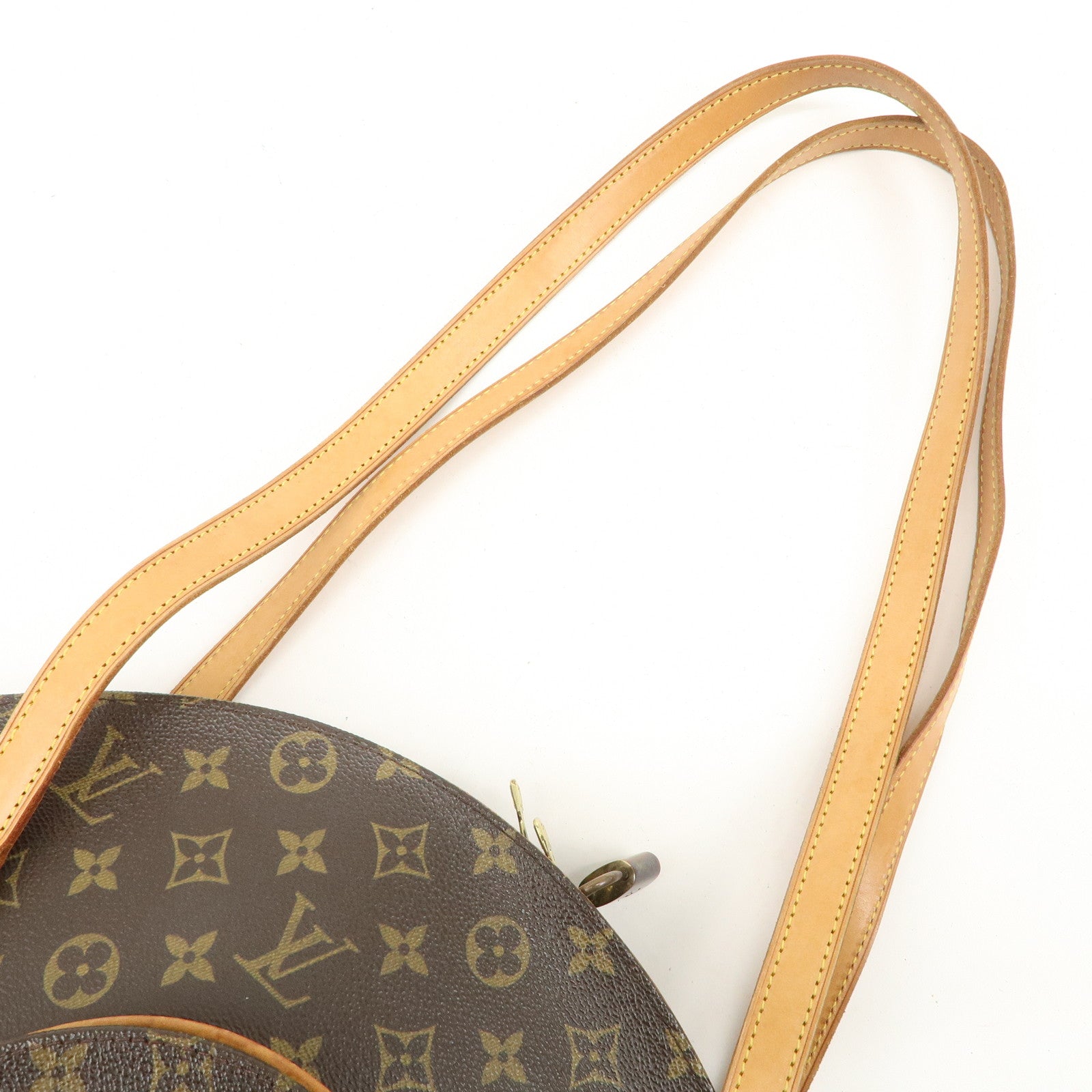 Louis Vuitton Monogram Ellipse Shopping Shoulder Bag Brown M51128 Used