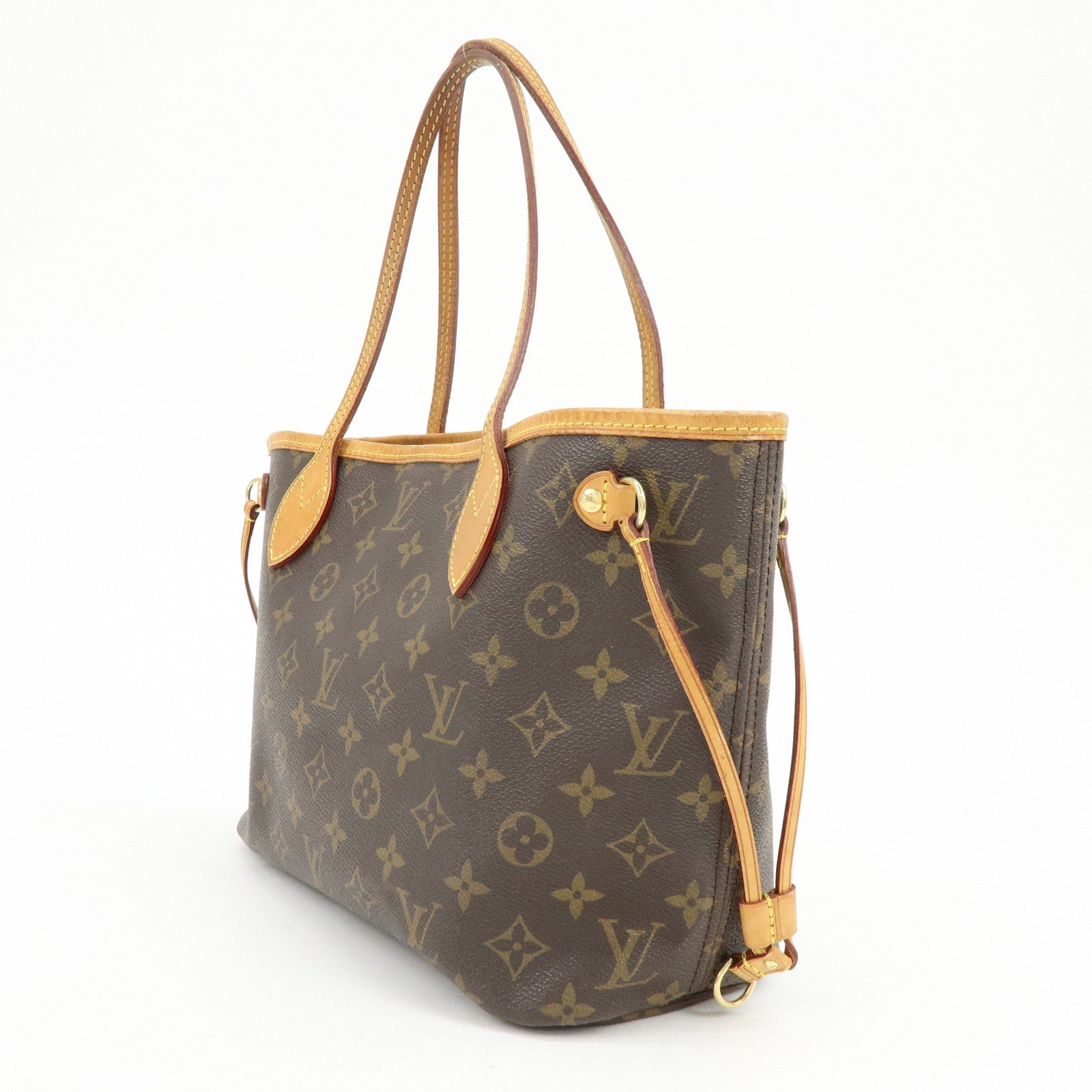 Louis Vuitton Monogram Neverfull PM Tote Bag Hand Bag M40155