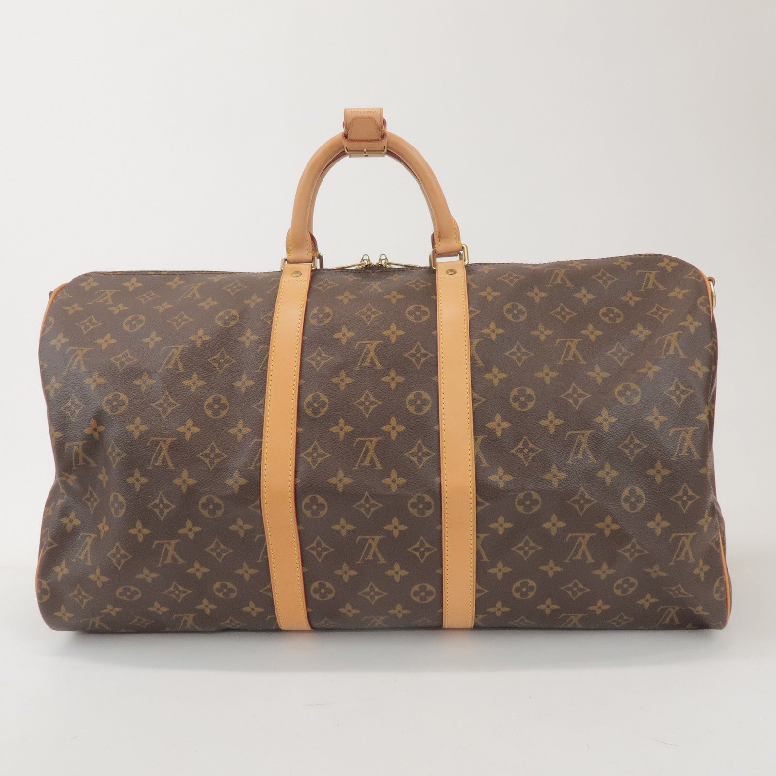 Louis Vuitton Monogram Keep All Bandouliere 55 Boston Bag M41414
