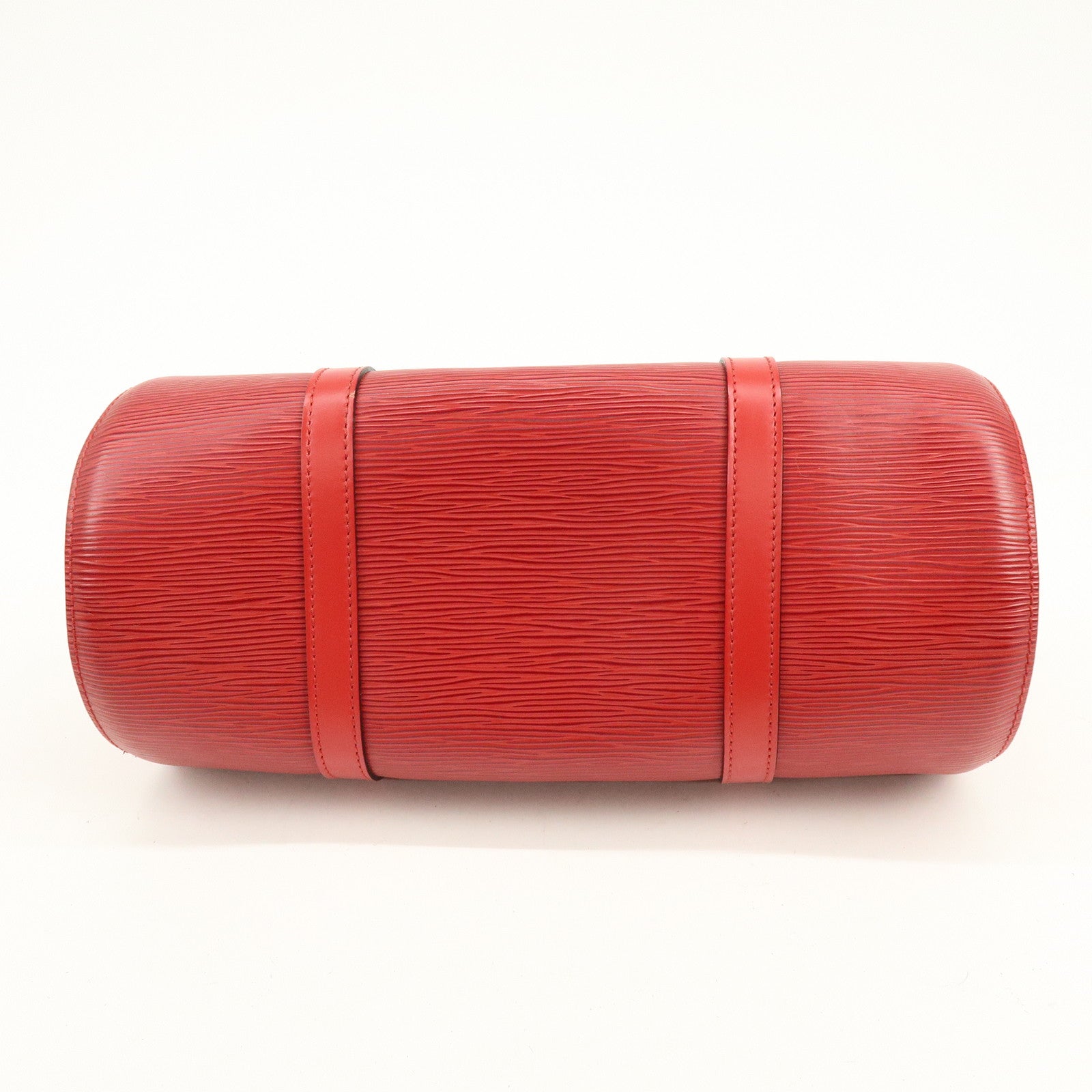 Louis Vuitton Epi Soufflot Hand Bag Castillian Red M52227