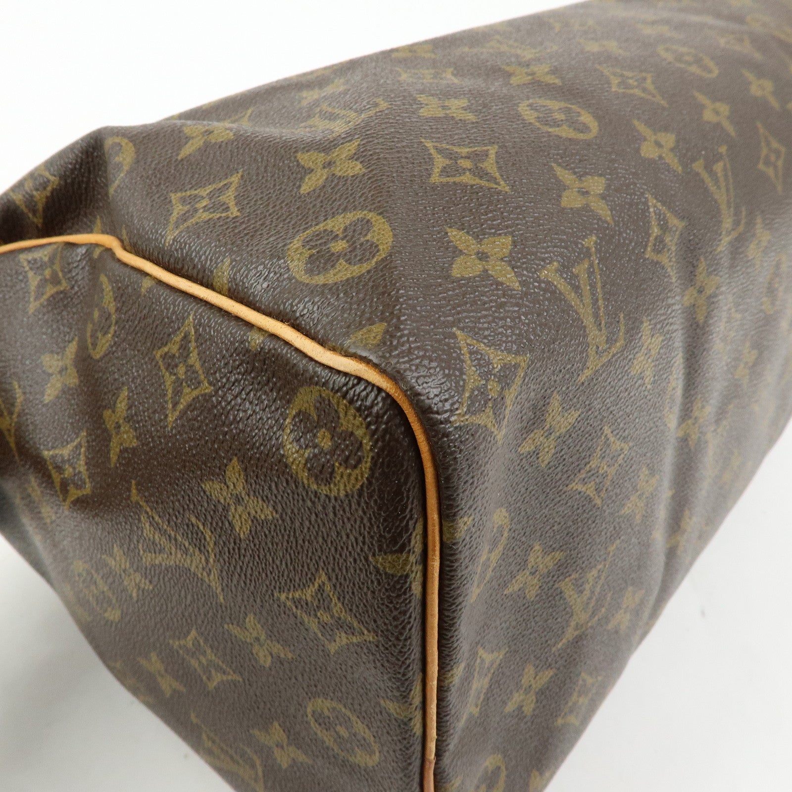 Louis Vuitton Monogram Speedy 35 Boston Bag Hand Bag Brown M41524