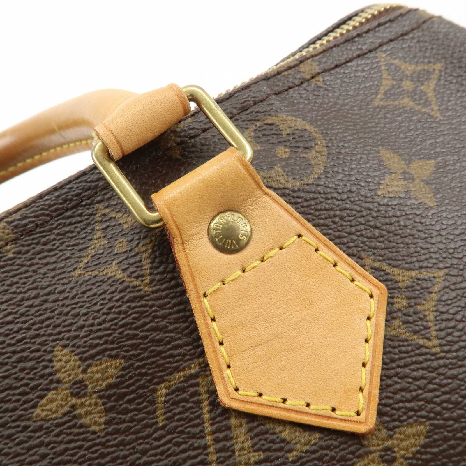 Louis Vuitton Monogram Speedy 30 Hand Bag Boston Bag M41526 Used