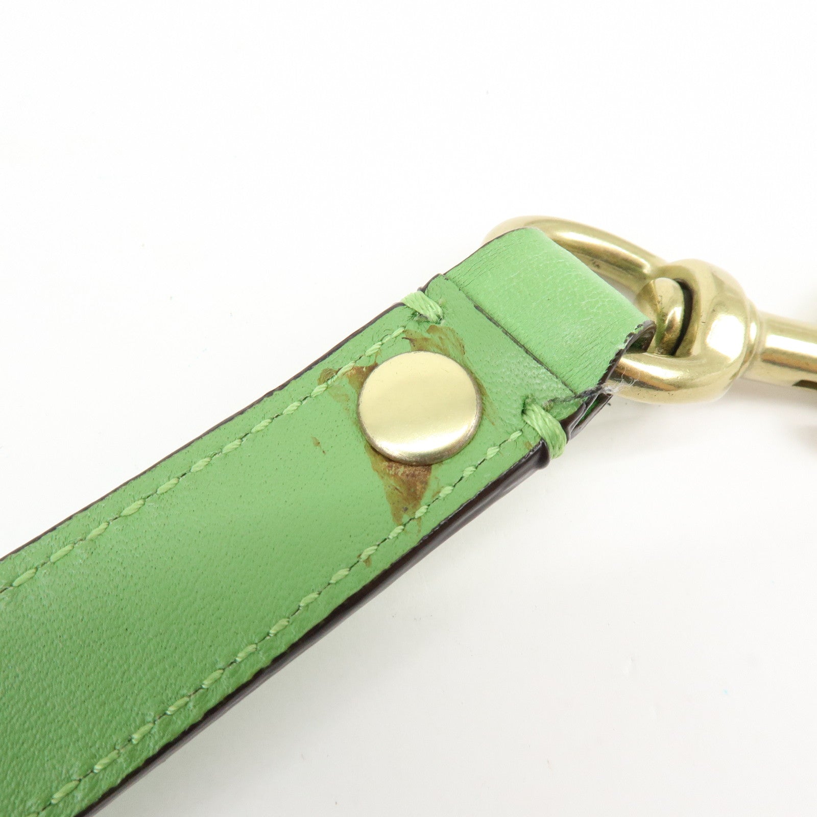 COACH Signature PVC Leather 2Way Bag Shoulder Bag Hand Bag Green