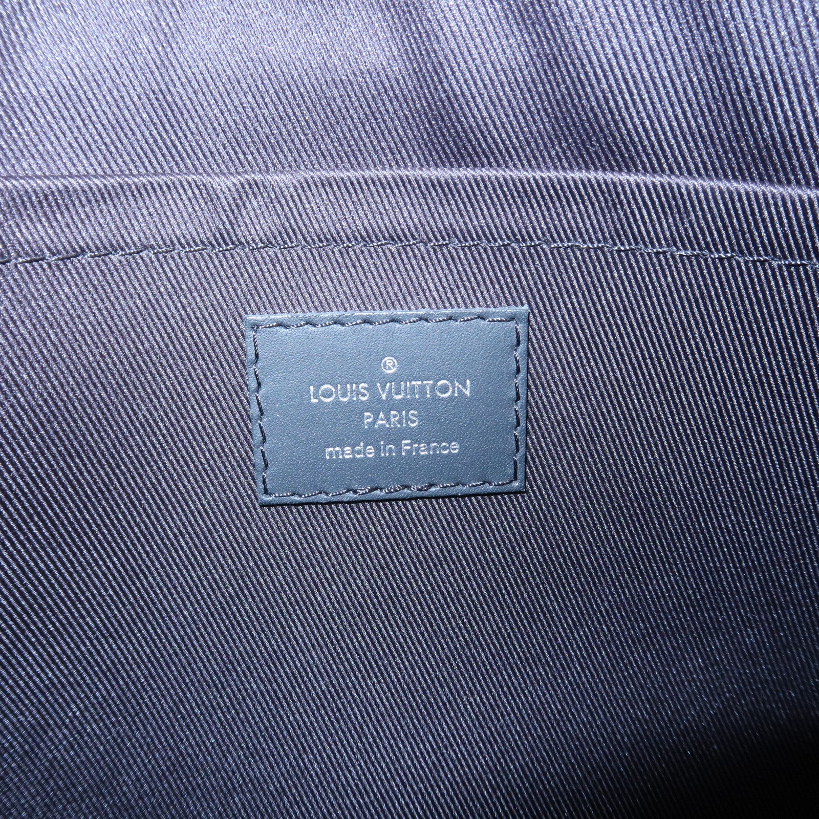 Louis Vuitton Monogram Eclipse Pochette Discovery Clutch Bag M62291