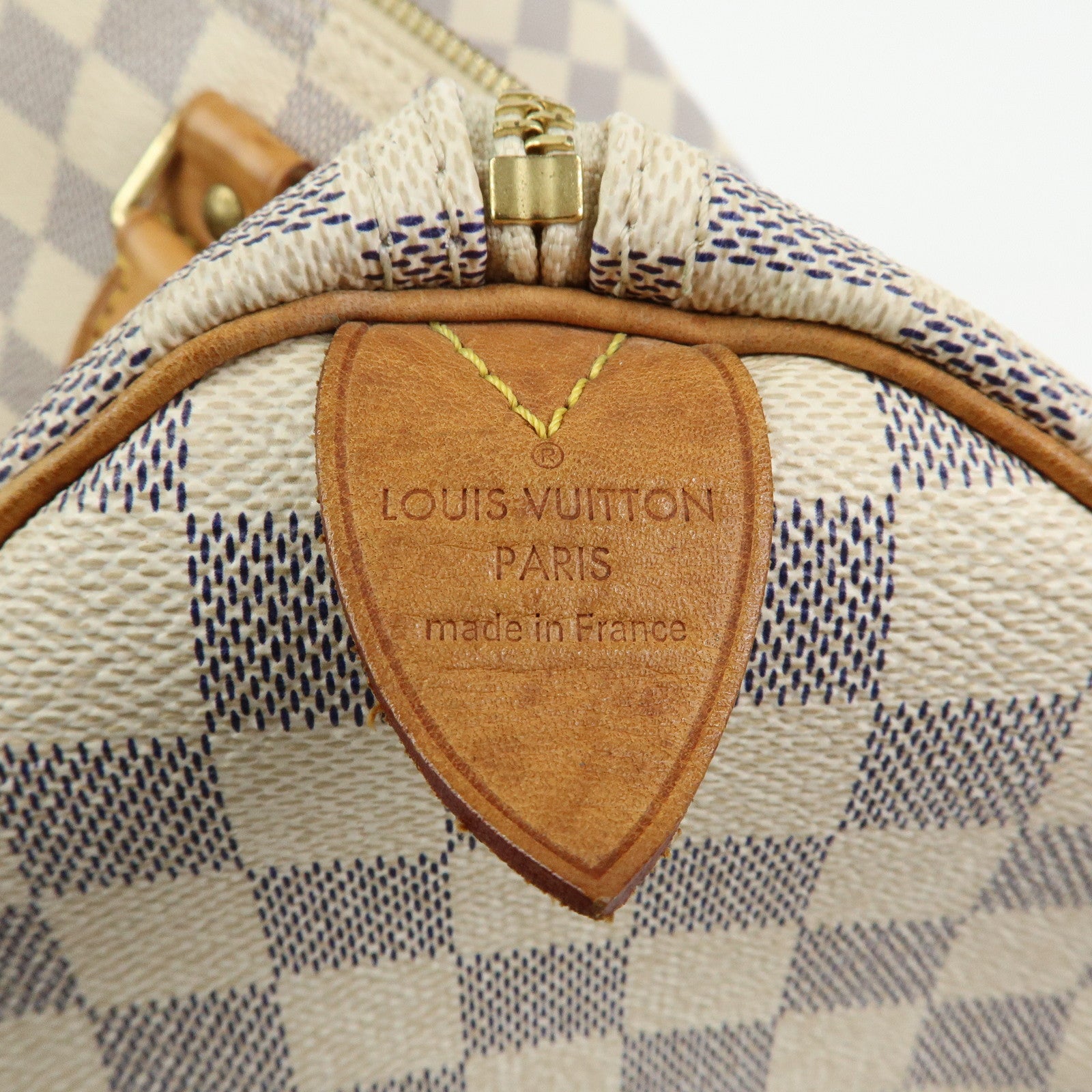 Louis Vuitton Damier Azur Speedy 35 Boston Bag Hand Bag N41535