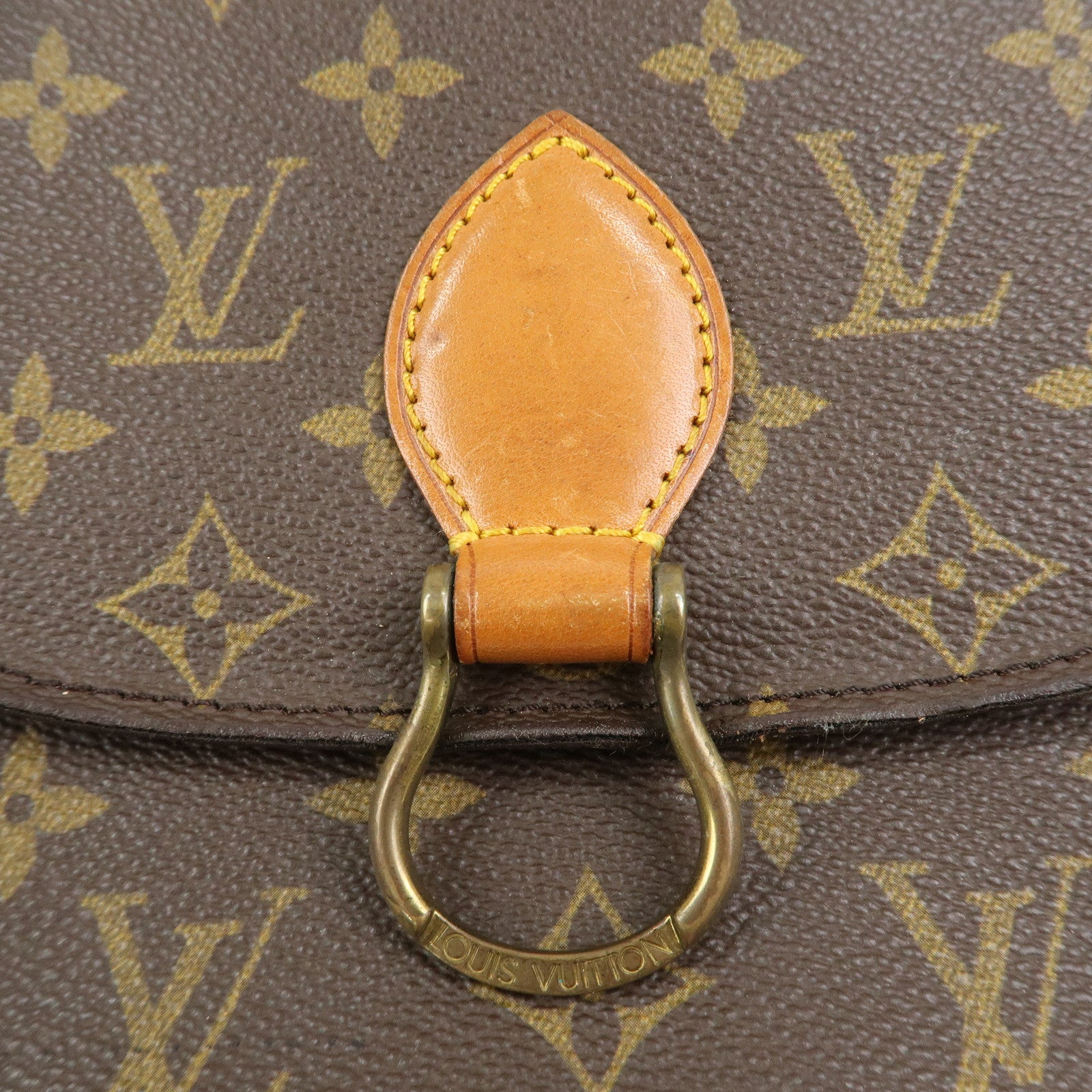 Louis Vuitton Monogram Saint Cloud MM Shoulder Bag Brown M51243