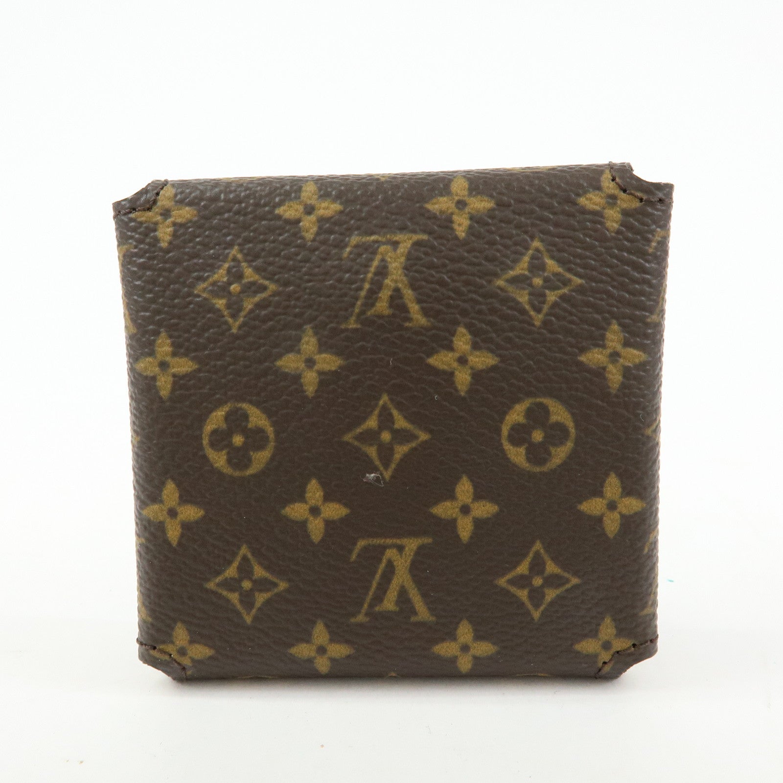 Louis Vuitton Monogram Set of 2 Jewelry Case Brown Used
