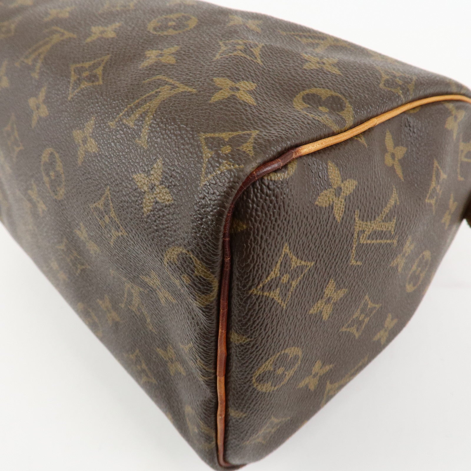 Louis Vuitton Monogram Speedy 25 Hand Bag Boston Bag M41528 Used