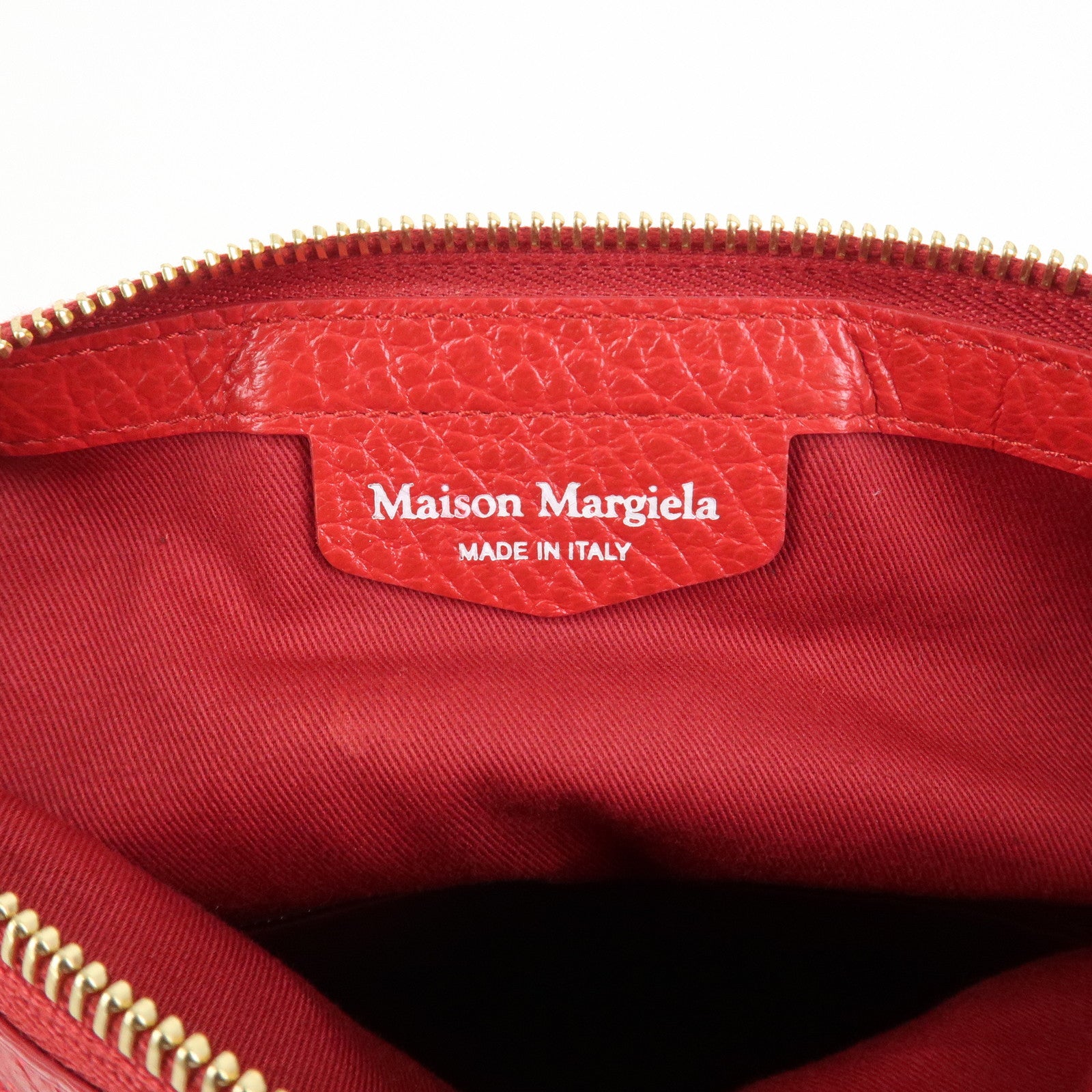 Maison Margiela 5AC Grained Calf Leather 2 Way Red S56WG0082