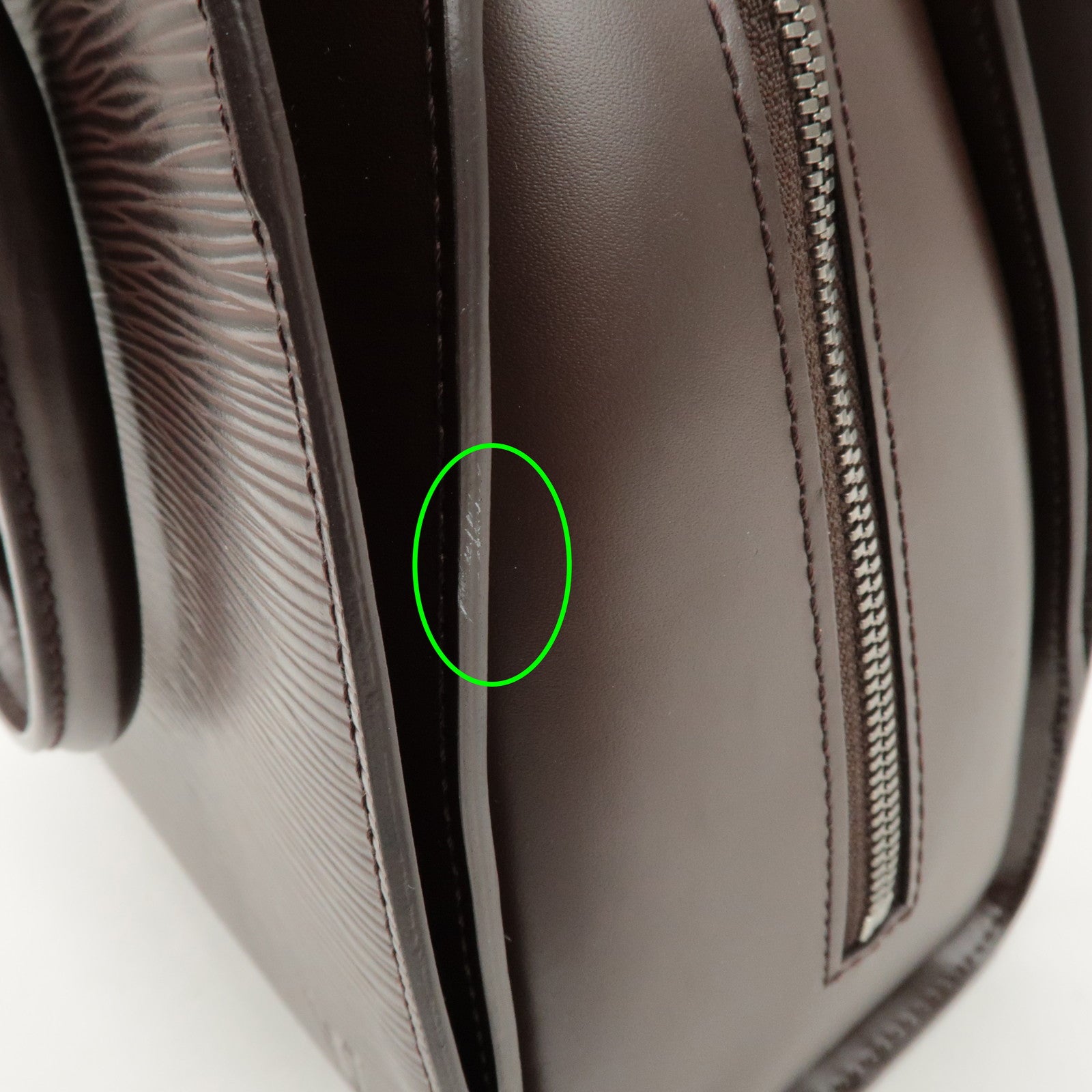 Louis Vuitton Epi Leather Pont Neuf Hand Bag Mocha Brown M5205D Used