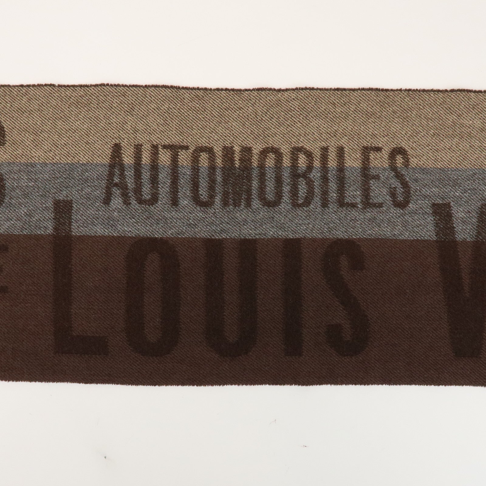 Louis Vuitton Echarpe Logomania Monogram Wool Silk Scarf 413287
