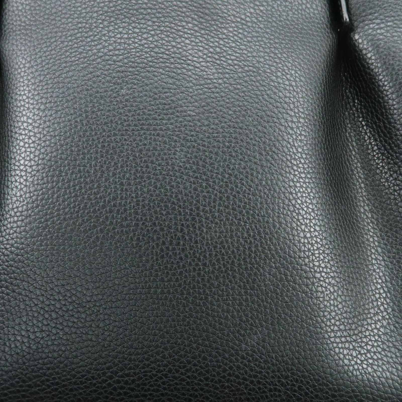 MICHAEL KORS Logo Leather Shoulder Bag Hand Bag Black