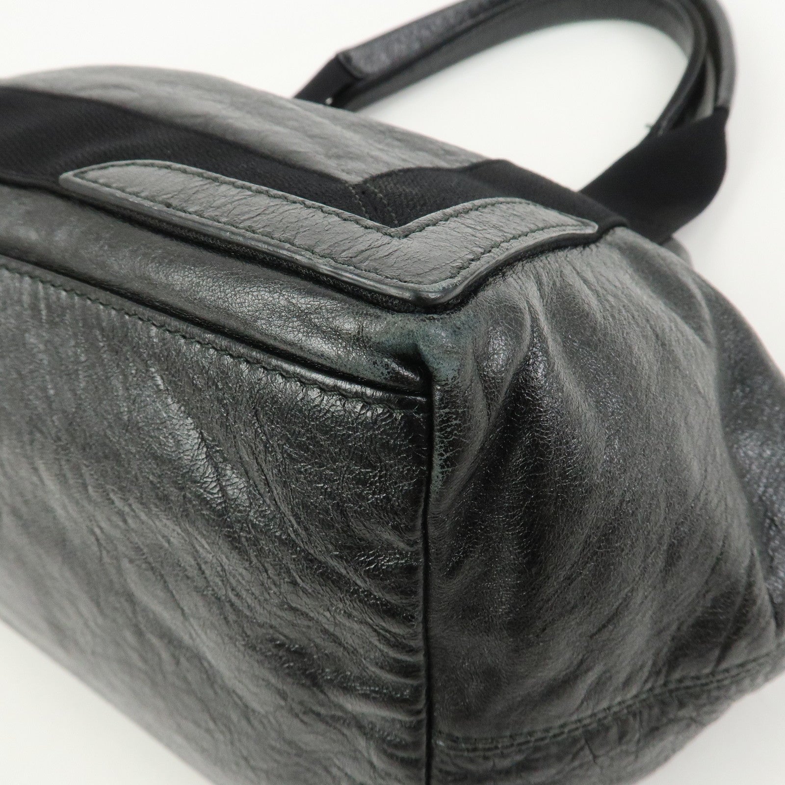 BALENCIAGA Exclusive Line Leather Black 339933