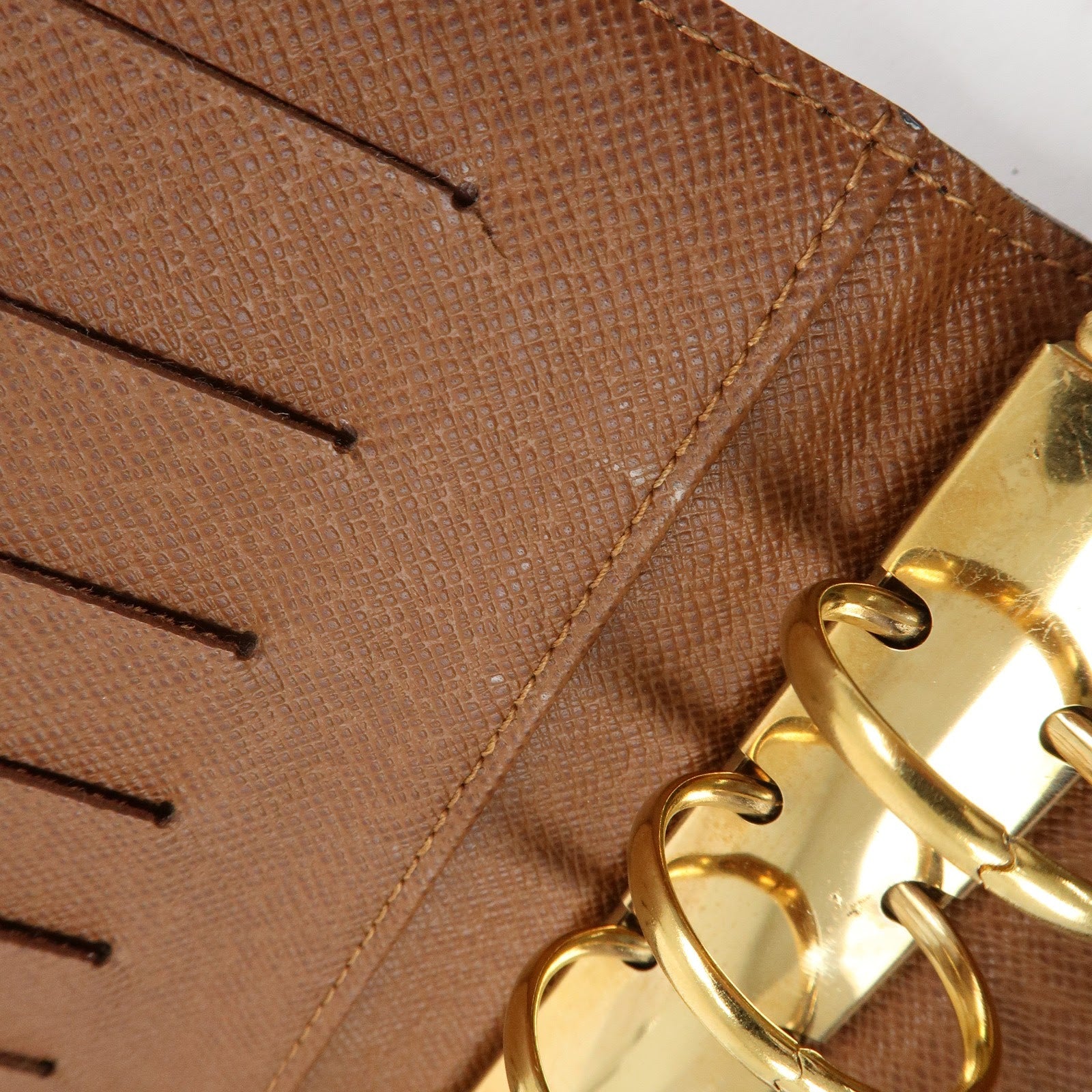 Louis Vuitton Monogram Agenda MM Planner Cover Brown R20105