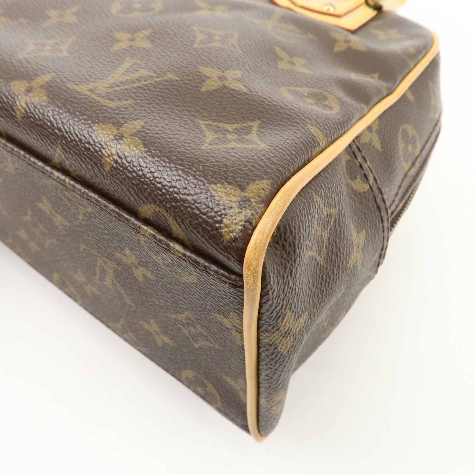 Louis Vuitton Monogram Manhattan PM Hand Bag M40026 Used