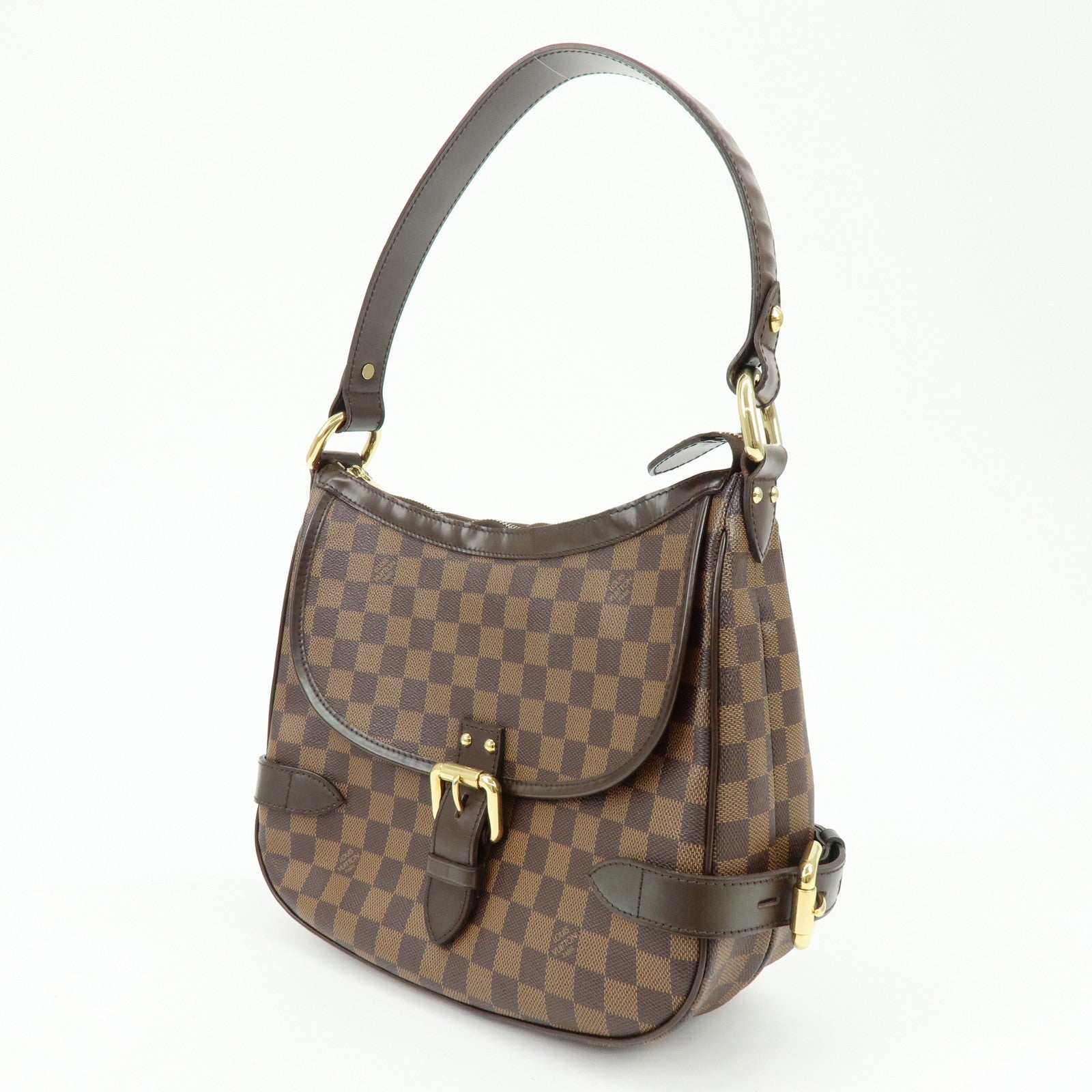 Louis Vuitton Damier Highbury Canvas Shoulder Bag Brown N51200